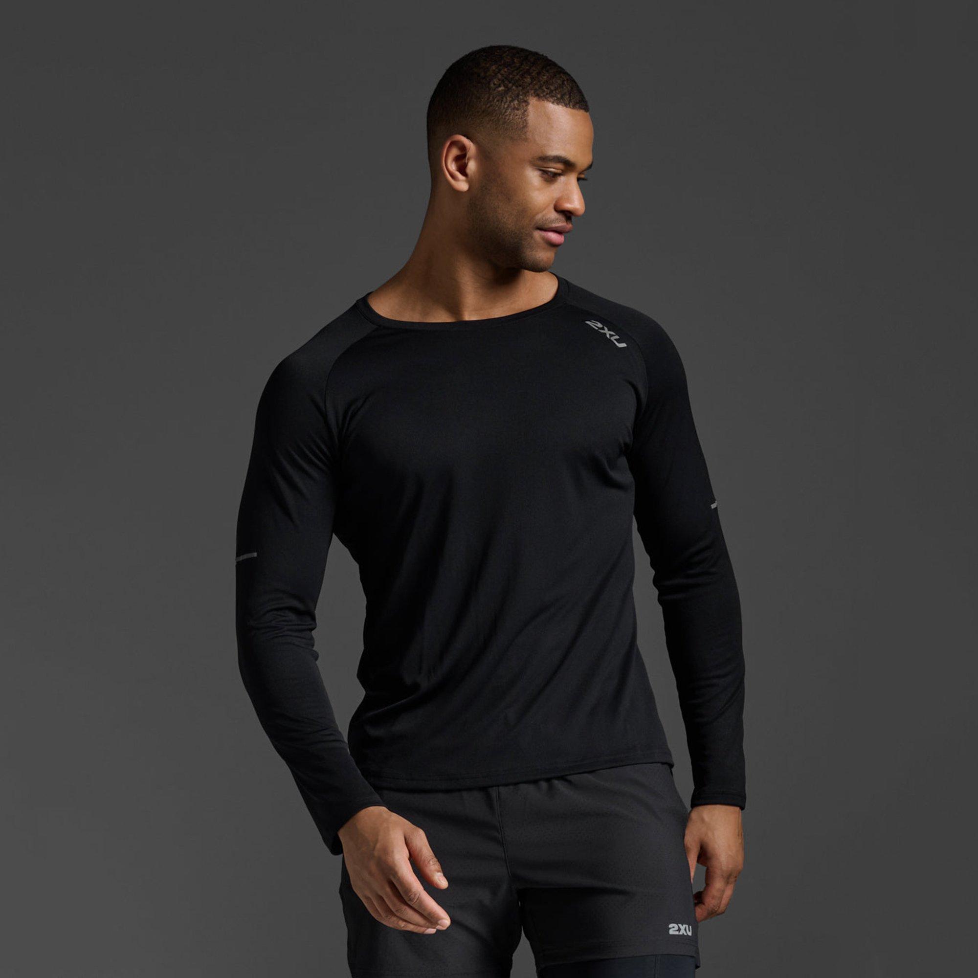 Black/Silver - 2XU - Aero Ls Top Sn54 - 5