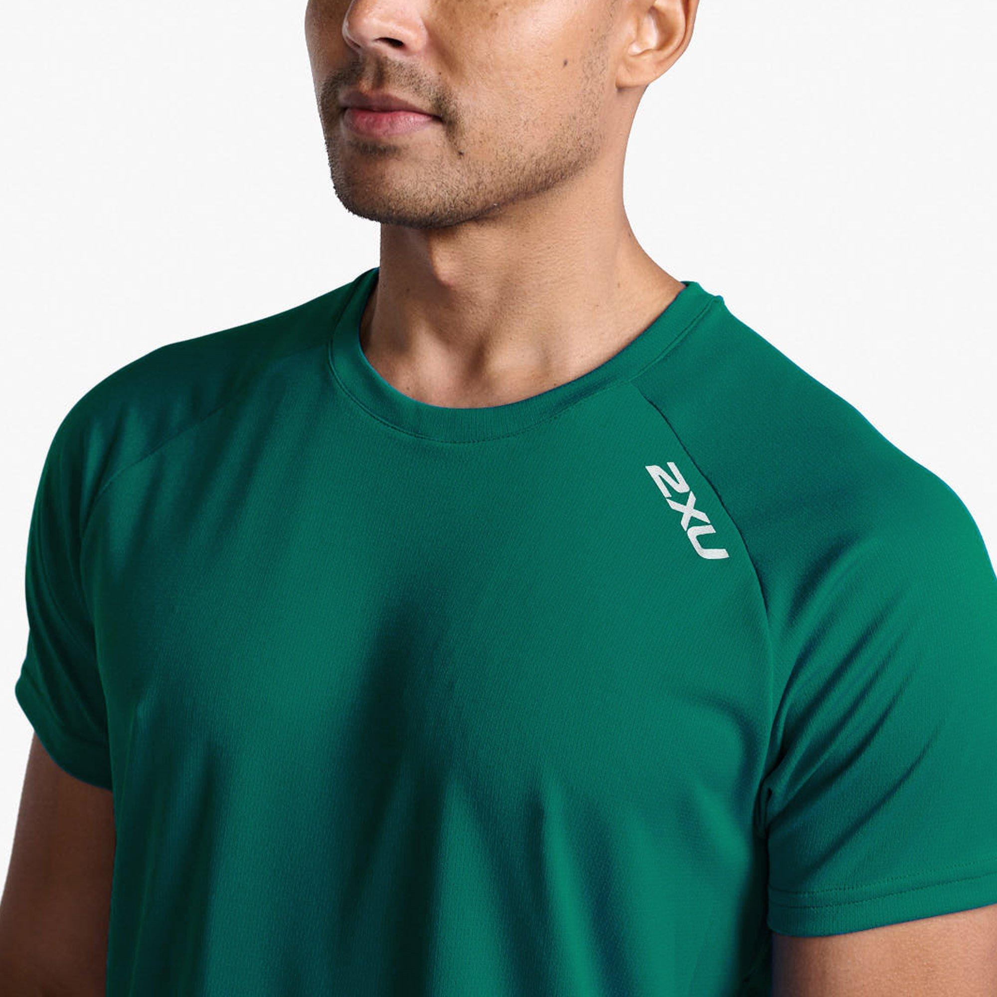 Frst.Green/Blk - 2XU - 2xu Aspire T-shirt - 3