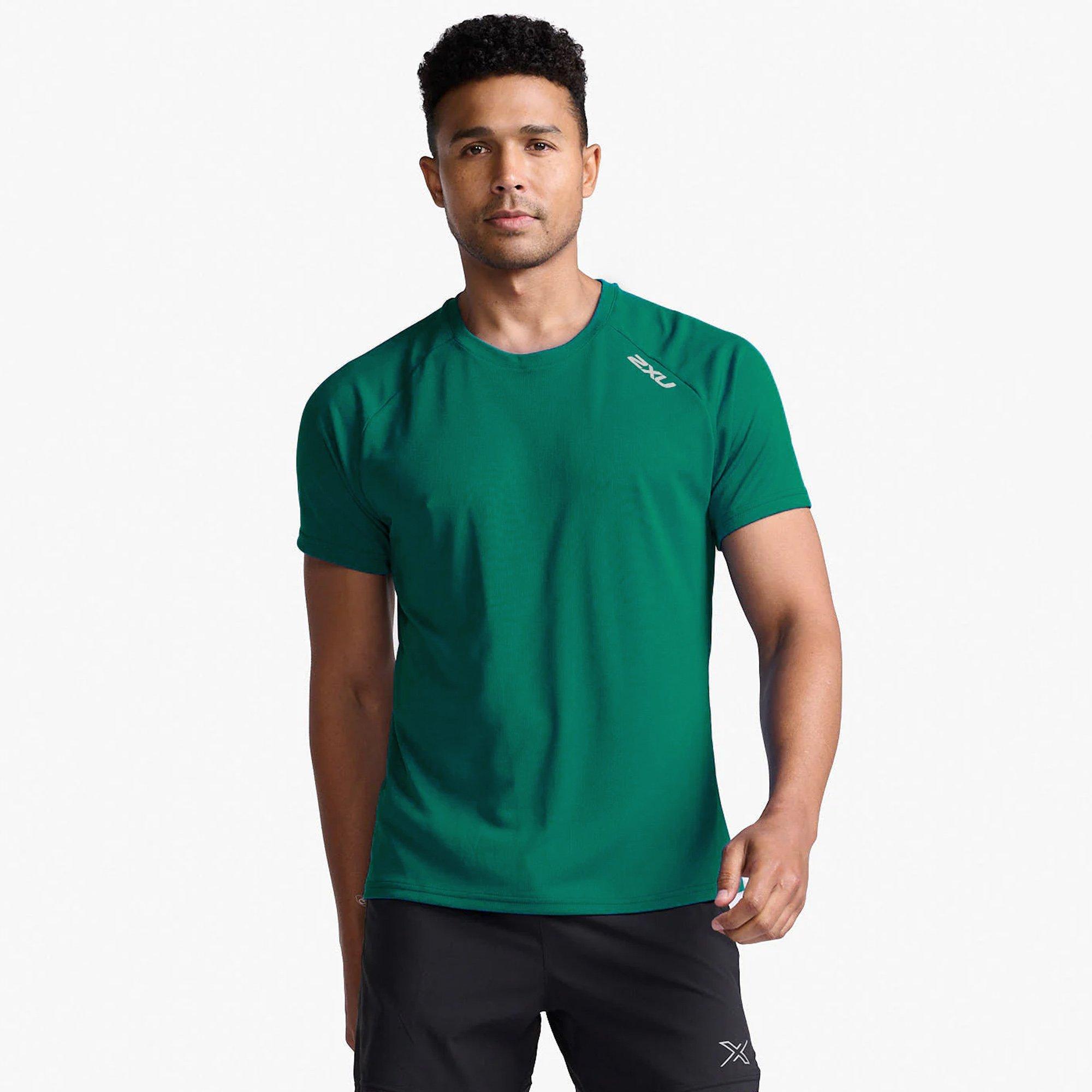 Frst.Green/Blk - 2XU - 2xu Aspire T-shirt - 4