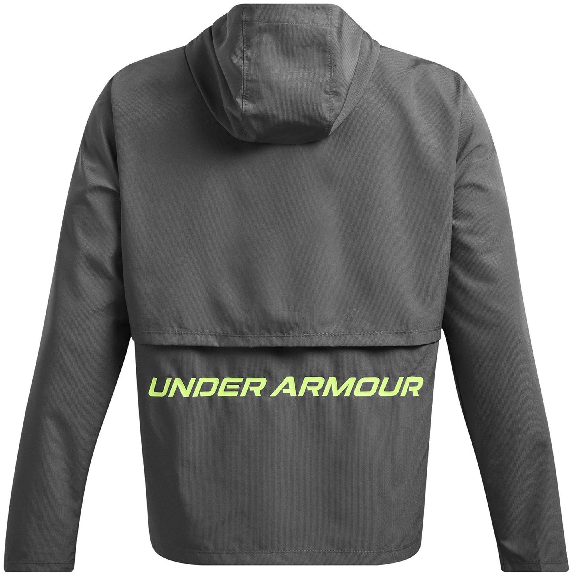 Gray - Under Armour - STORM RUN HOODED JACKET - 5
