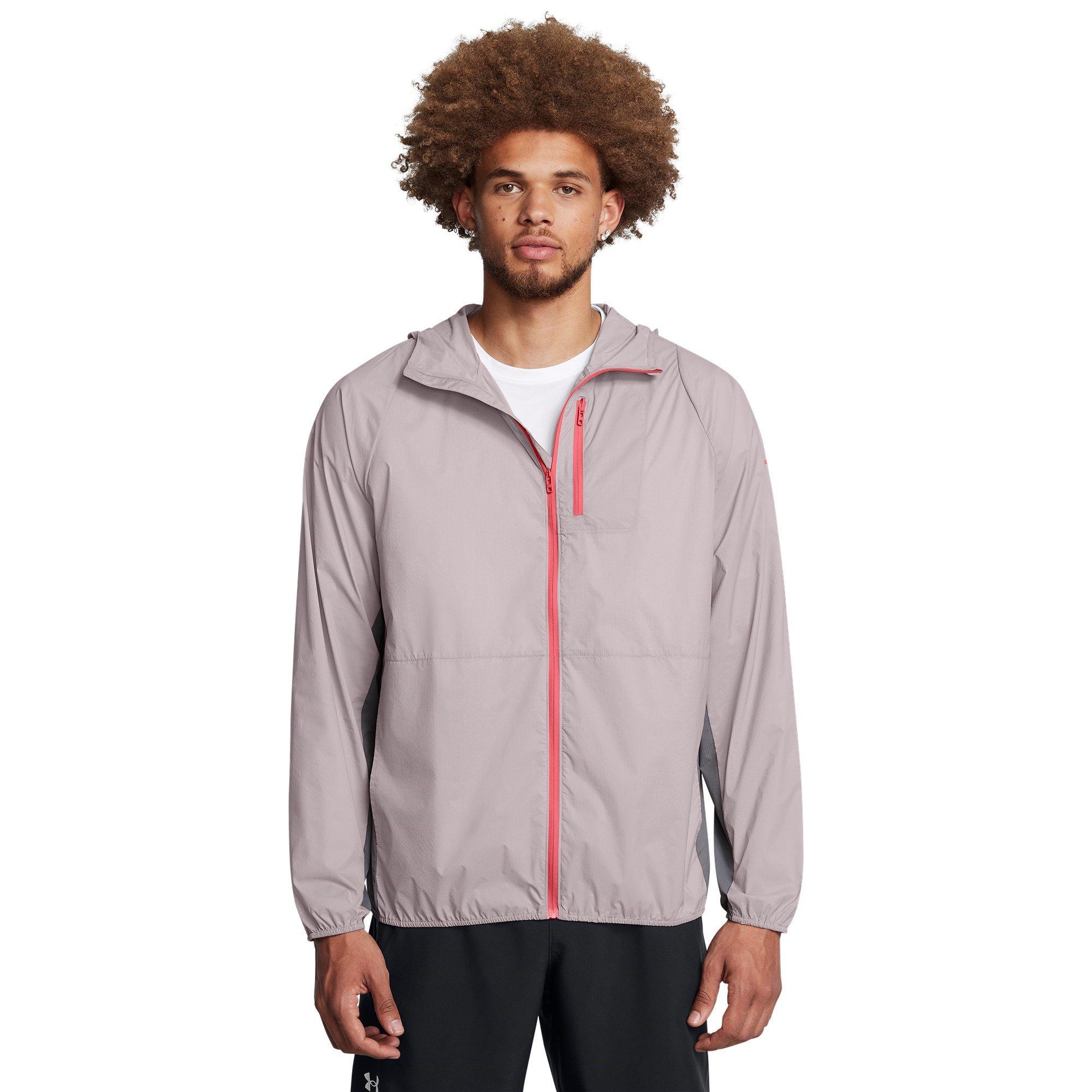 Tetra Grau - Under Armour - Launch Lightweight Water Resistant Wind Resistant Packable Performance Running Jacket - 3