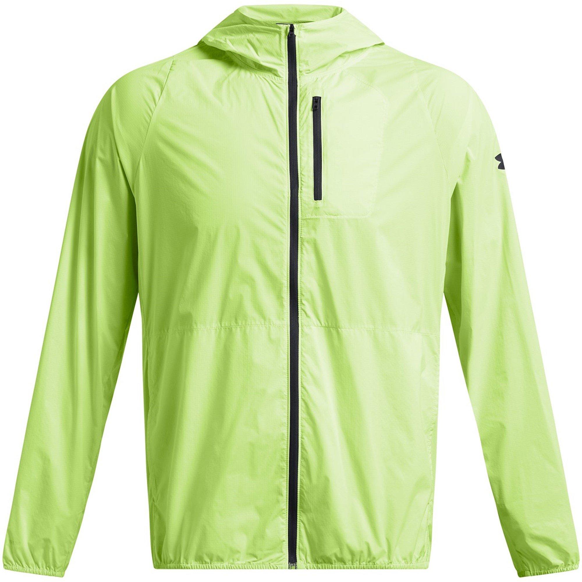 Grøn - Under Armour - Men's Launch Lightweight Water Resistant Wind Resistant Packable Performance Running Jacket - 1
