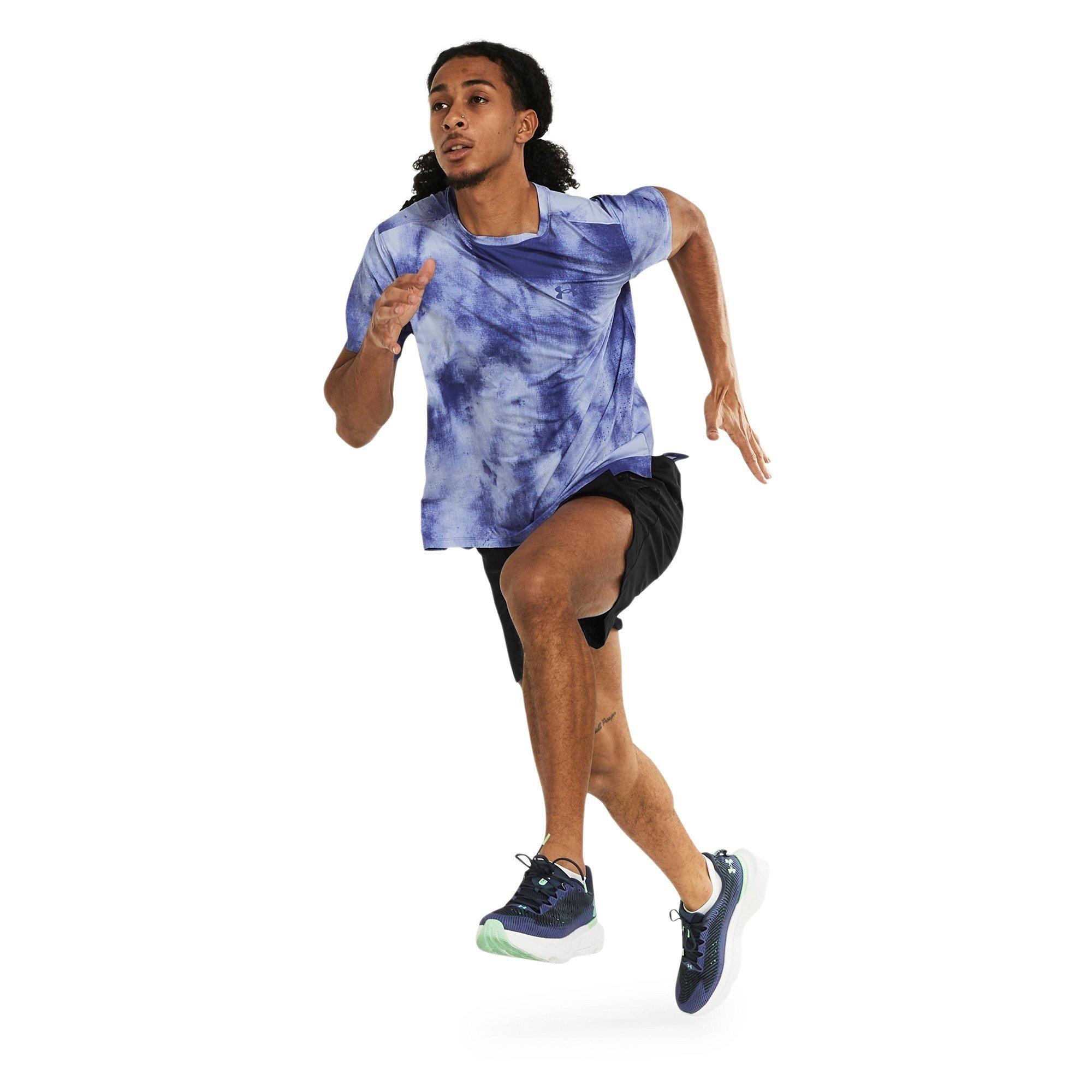 Celeste - Under Armour - Launch Elite Short-Sleeve Performance Top - 4