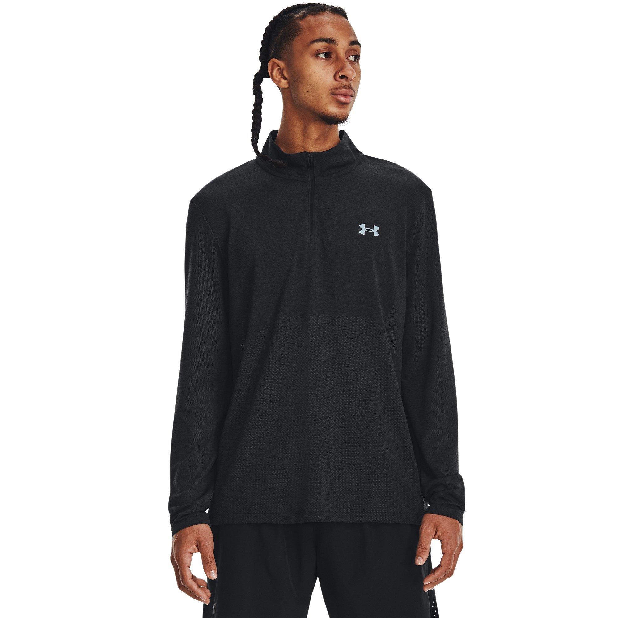 Black/Reflect - Under Armour - Seamless Stride Short-Sleeve Performance Running Top - 2