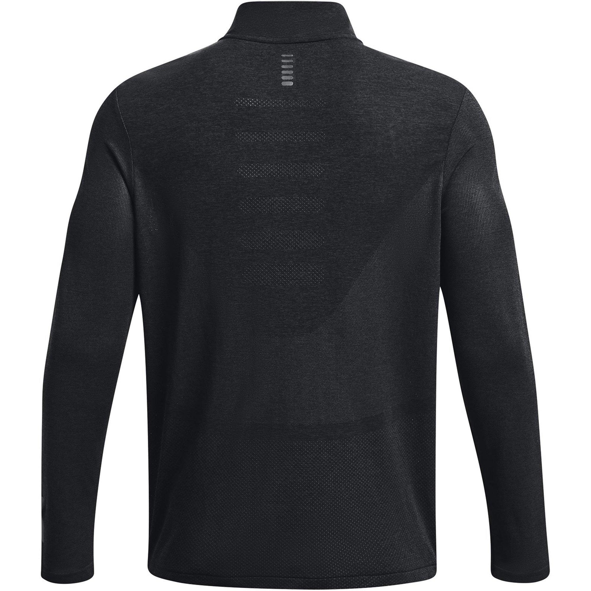 Black/Reflect - Under Armour - Seamless Stride Short-Sleeve Performance Running Top - 6