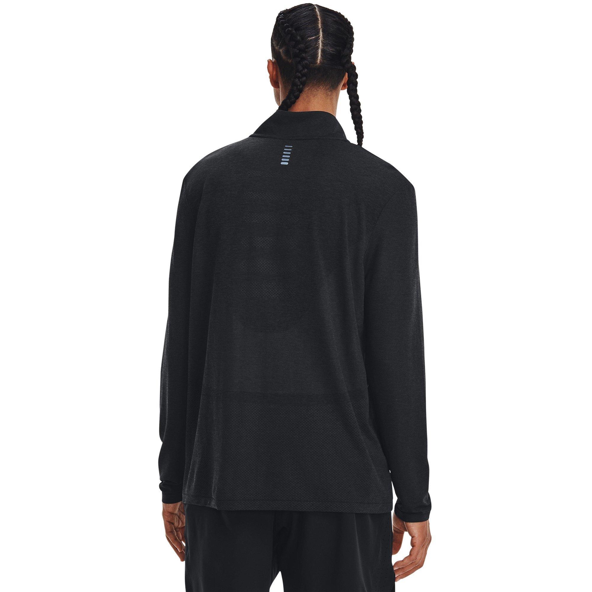 Black/Reflect - Under Armour - Seamless Stride Short-Sleeve Performance Running Top - 3