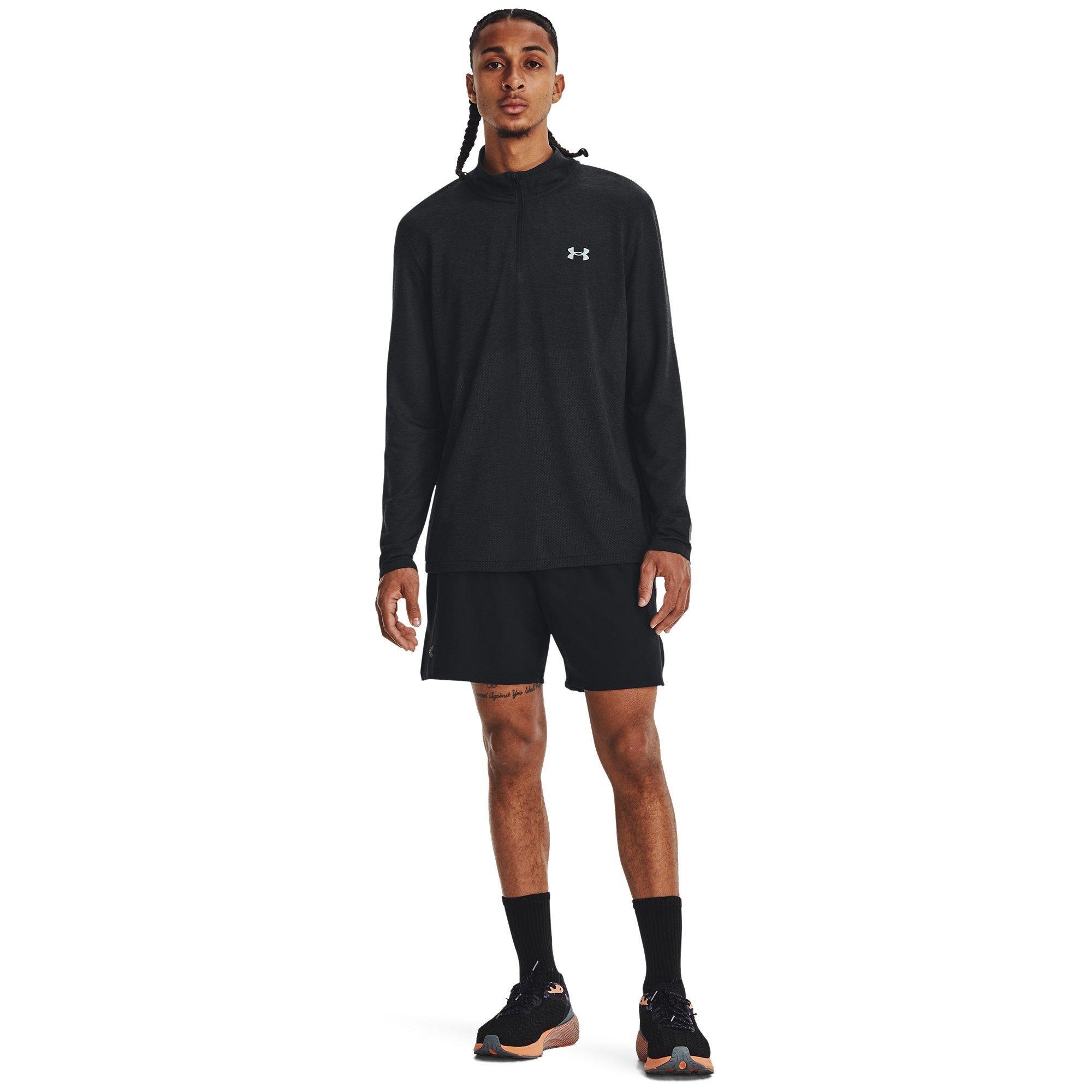 Black/Reflect - Under Armour - Seamless Stride Short-Sleeve Performance Running Top - 4