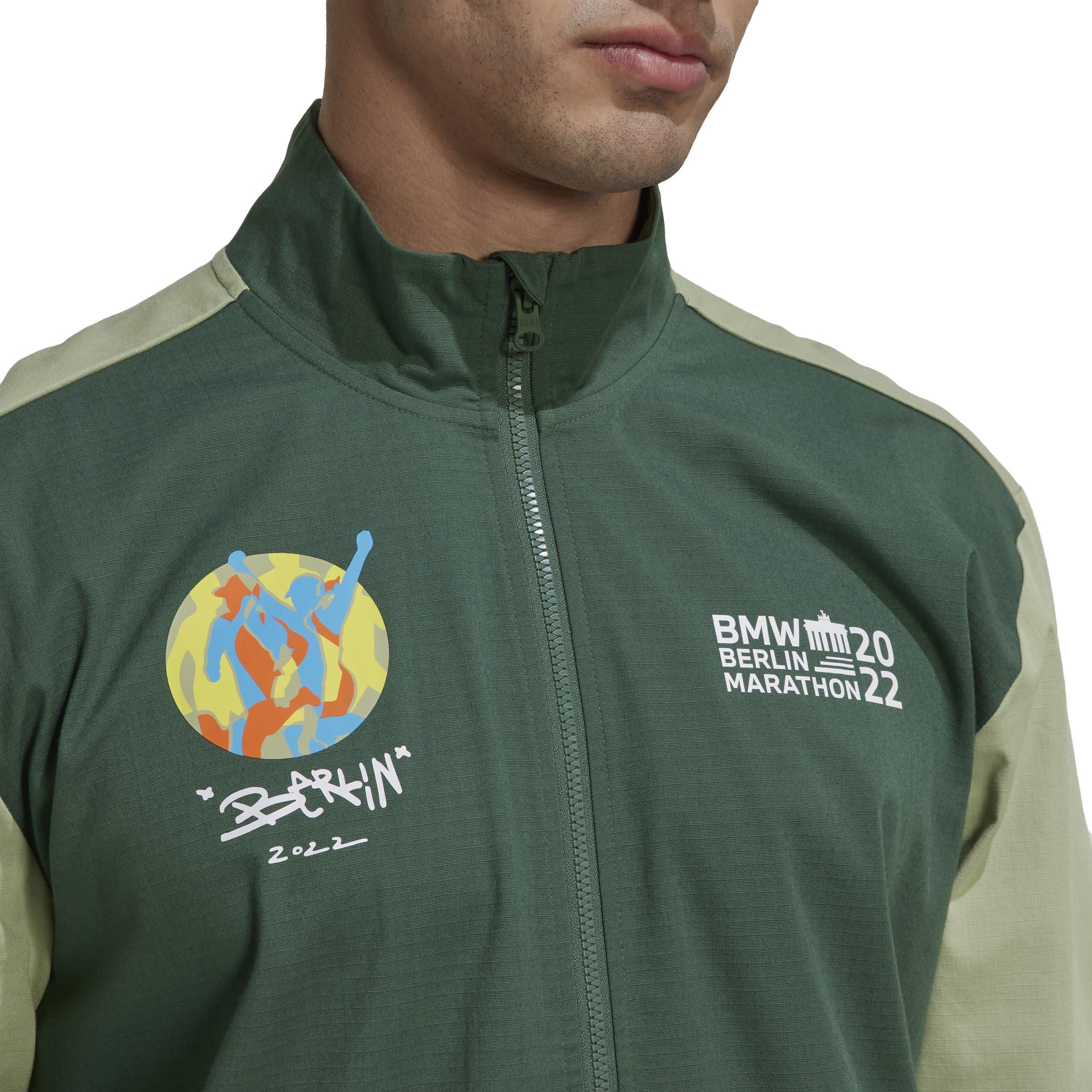 Greoxi - adidas - Men's Berlin Marathon Cotton Long Sleeve Performance Running Jacket - 6