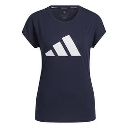 adidas 3-Stripes Training T-Shirt Womens Running Top