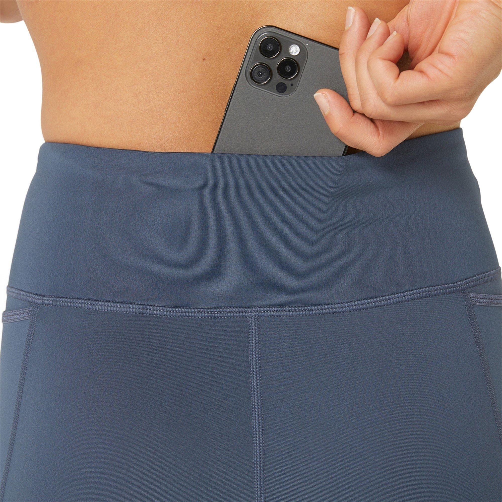 Teal/Tarmac - Asics - Nagino Performance Tights Mens - 6