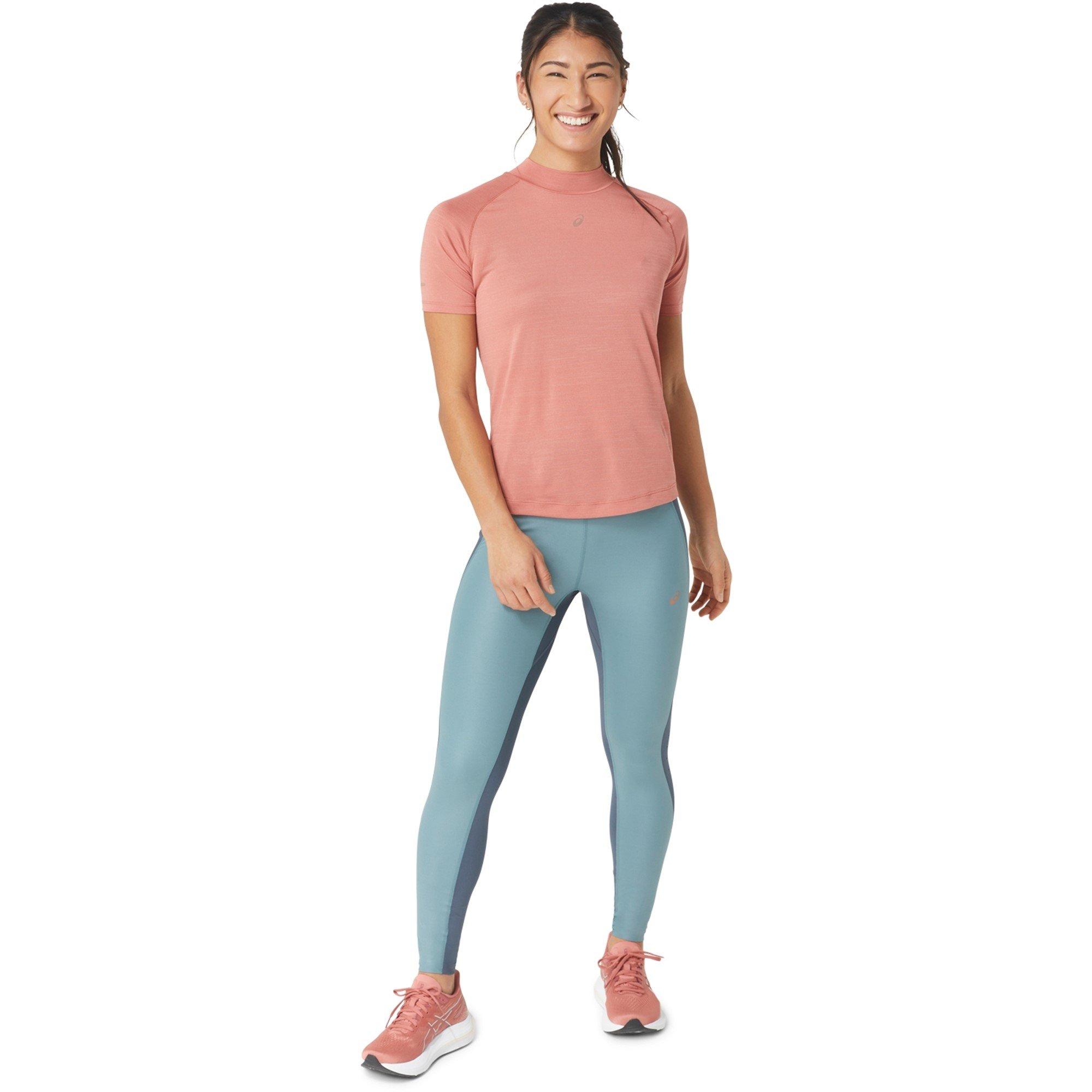 Teal/Tarmac - Asics - Nagino Performance Tights Mens - 7