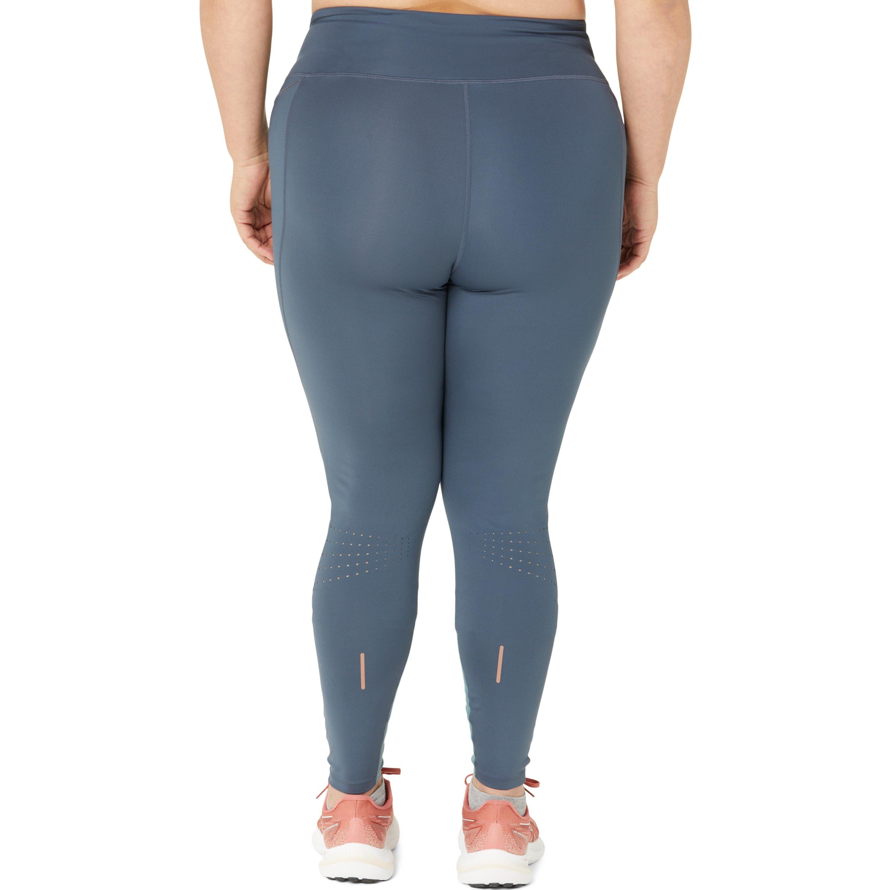 Teal/Tarmac - Asics - Nagino Performance Tights Mens - 10