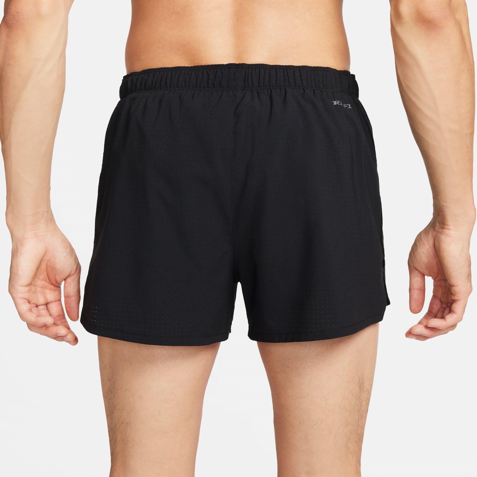 Nero/Argento - Nike - Fast Men's Dri-FIT 3 Brief-Lined Running Shorts - 2