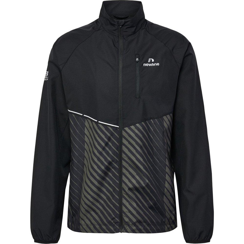 Newline Men's Pace Weather Resistant Reflective Performance Running Jacket - Green - Small