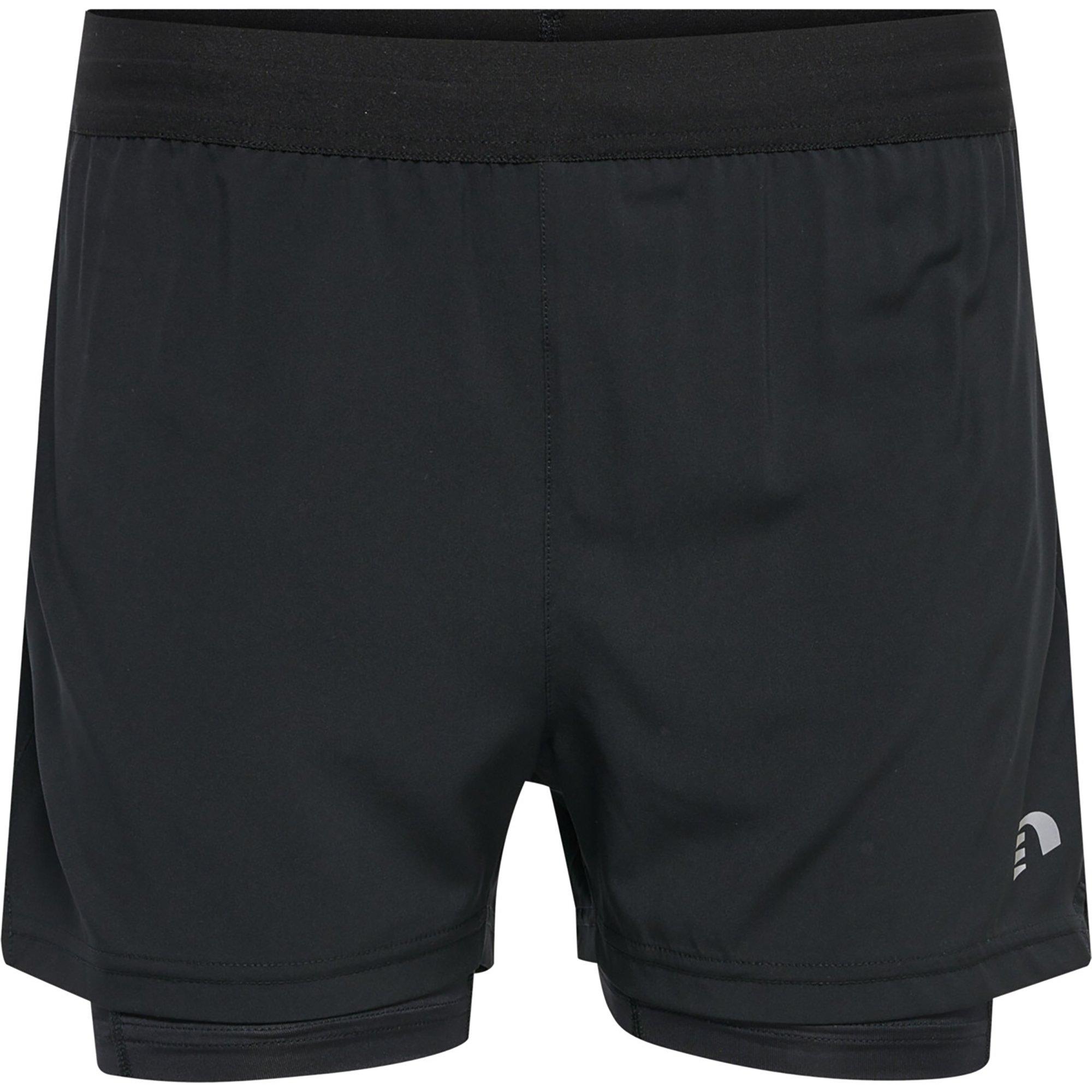 Negro - Newline - Women's Performance Running Shorts - 1