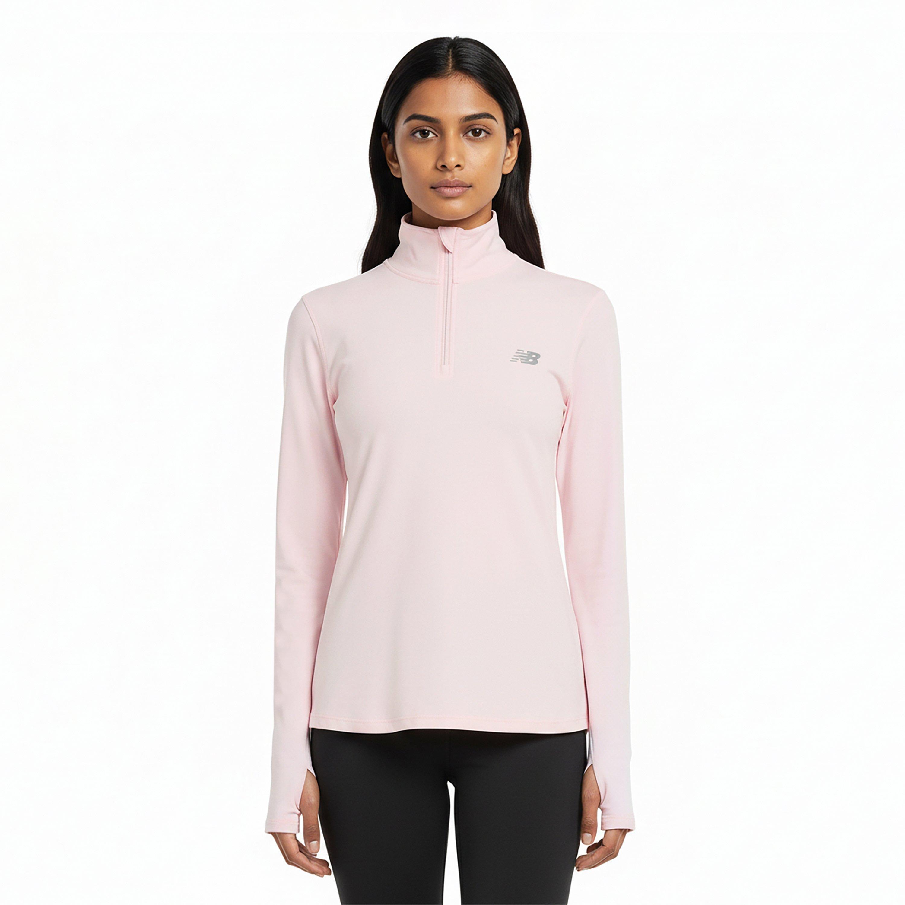 Sal Rosa - New Balance - Womens Running Space Dye Quarter Zip - 3