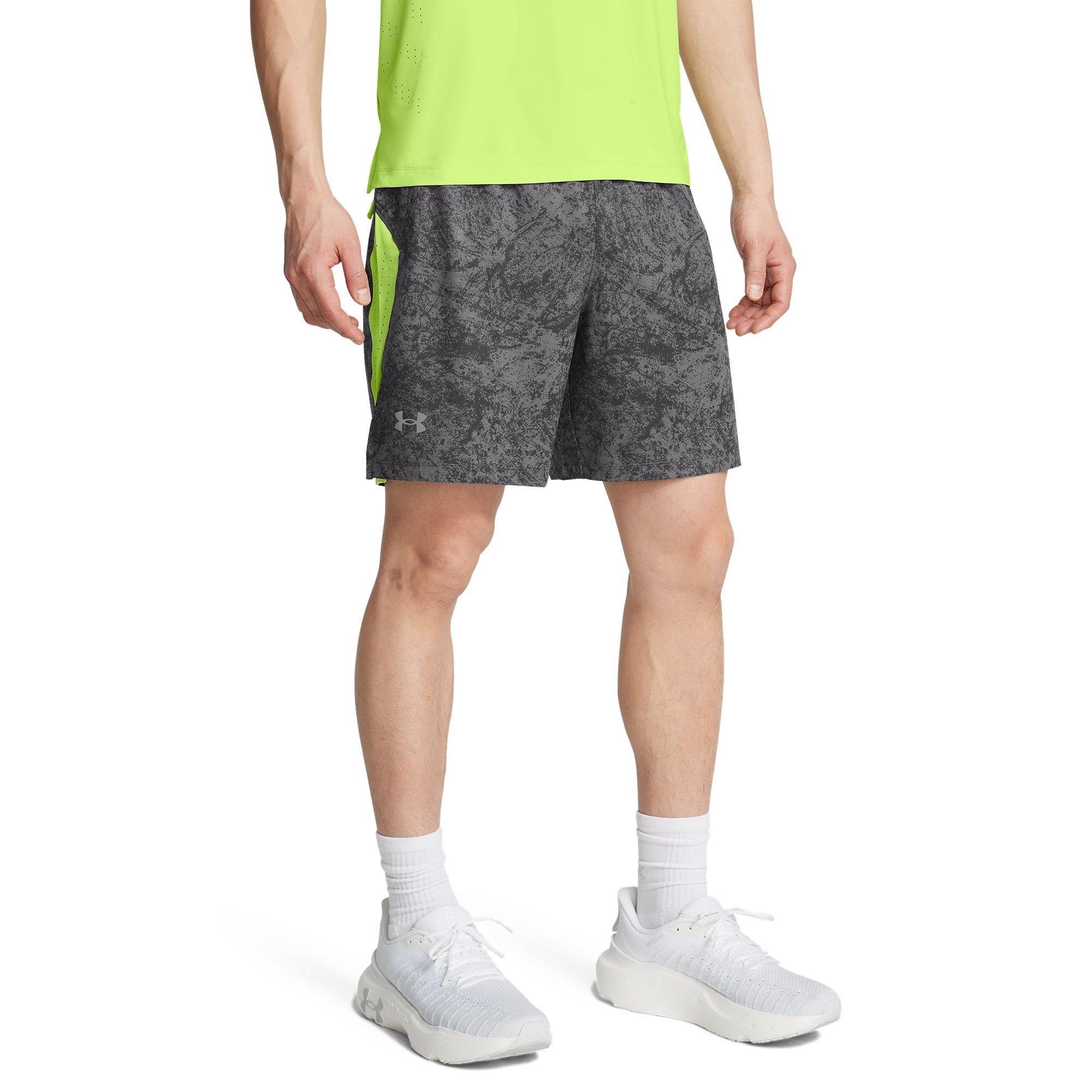 Roche/Vert - Under Armour - Launch Pro Printed Performance Running Shorts - 3