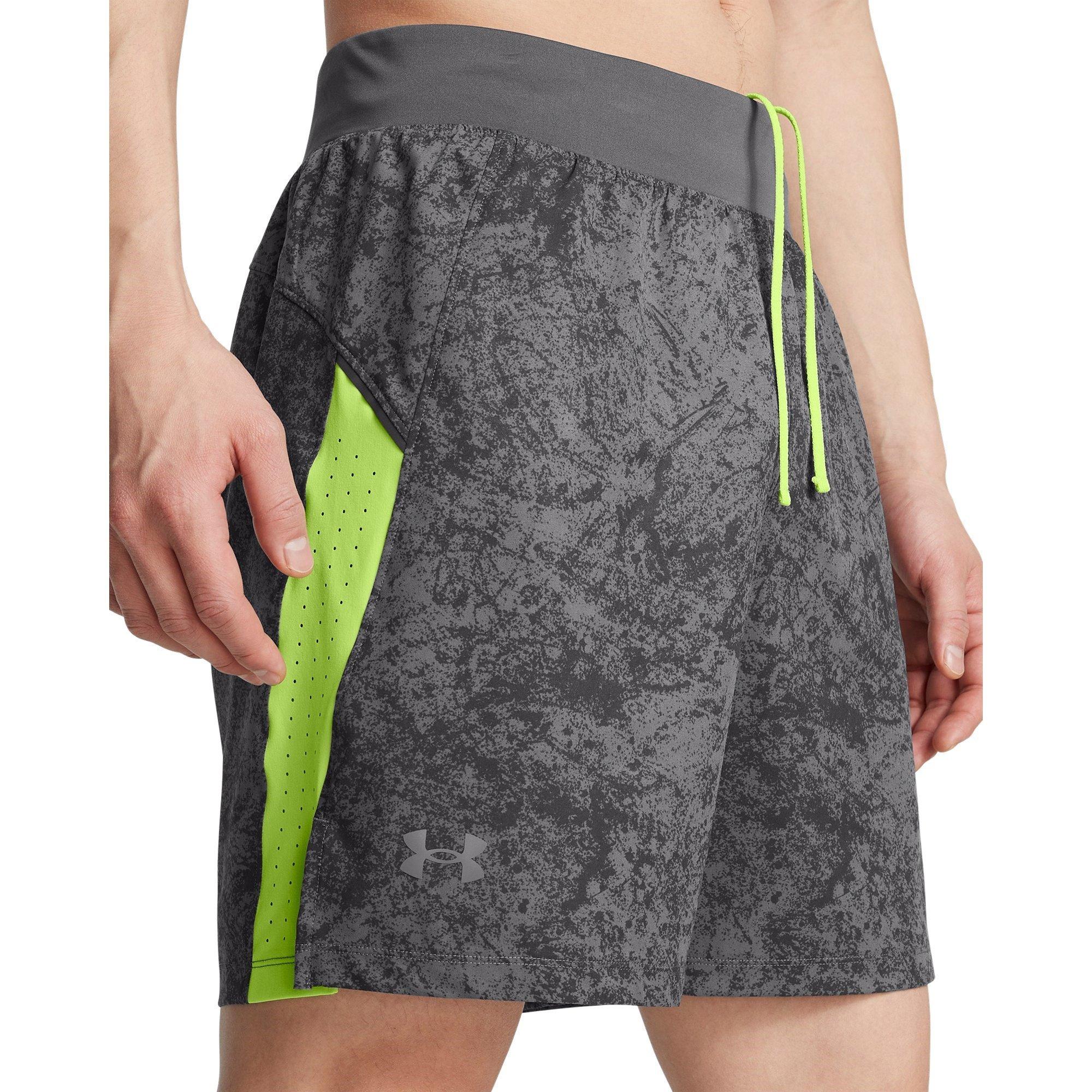 Roche/Vert - Under Armour - Launch Pro Printed Performance Running Shorts - 5