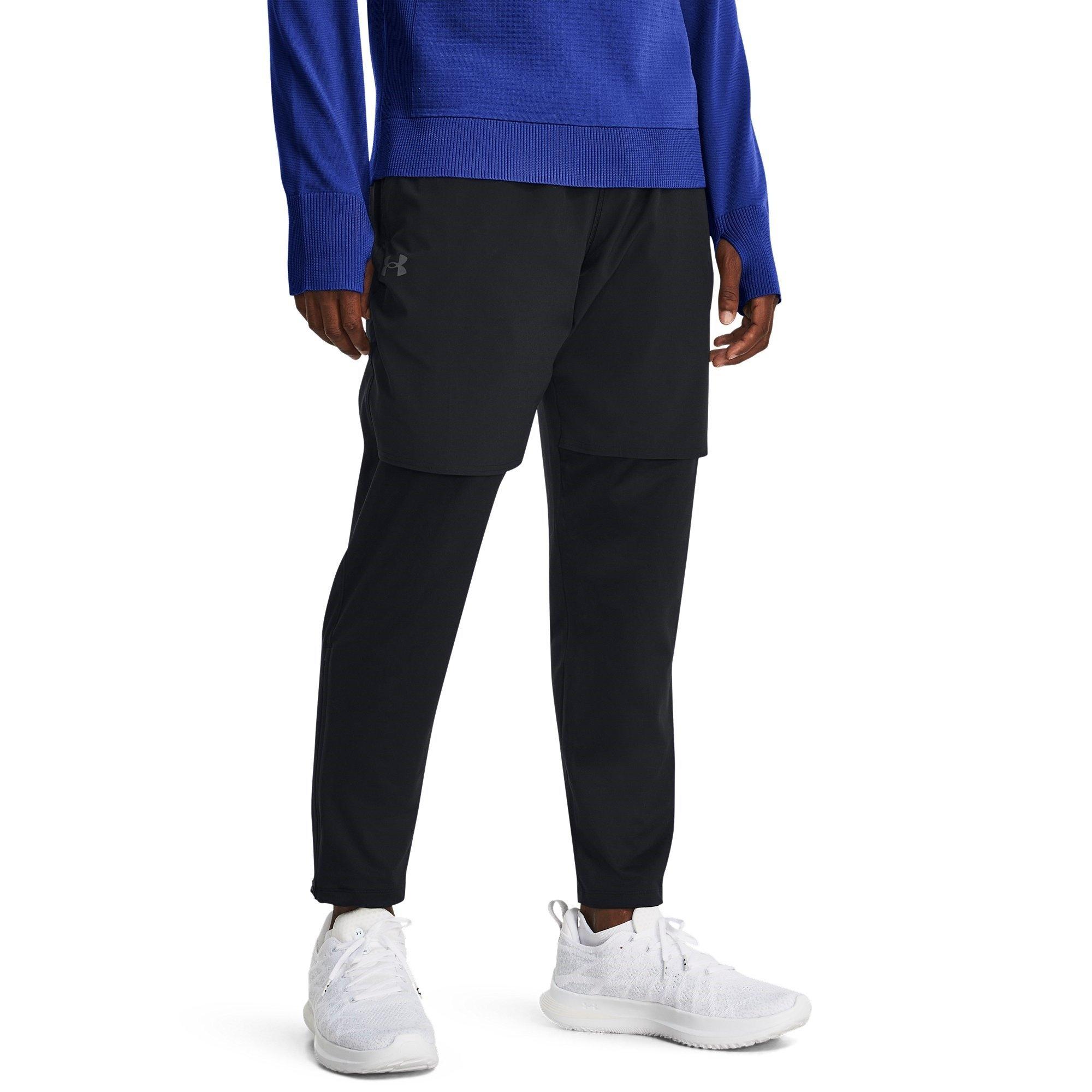 BLACK/TEAM ROYA - Under Armour - Men's Qualifier Elite Cold Performance Tracksuit Bottoms - 2