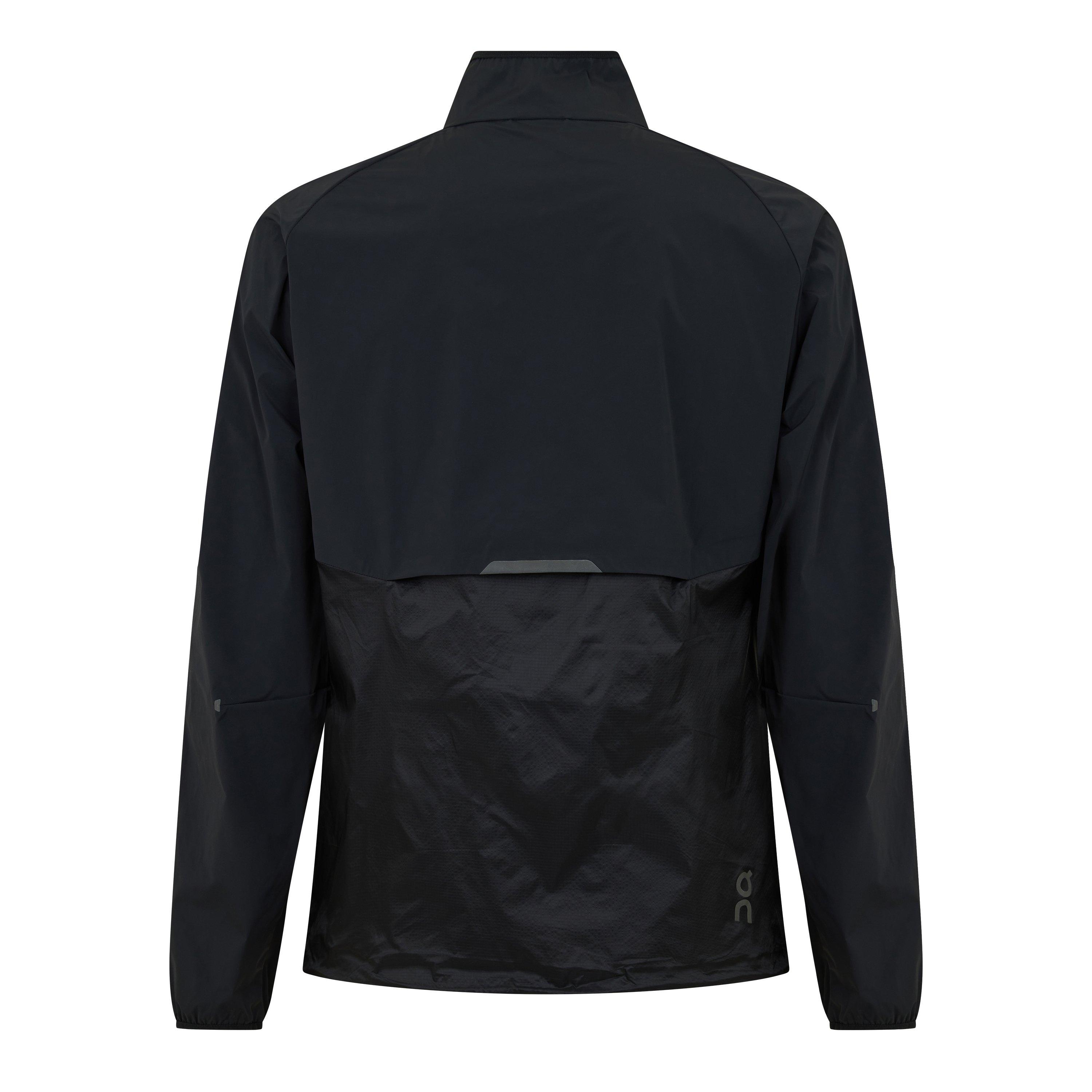 Preto - On - Men's Lightweight Wind-Resistant Reflective Performance Running Jacket - 2
