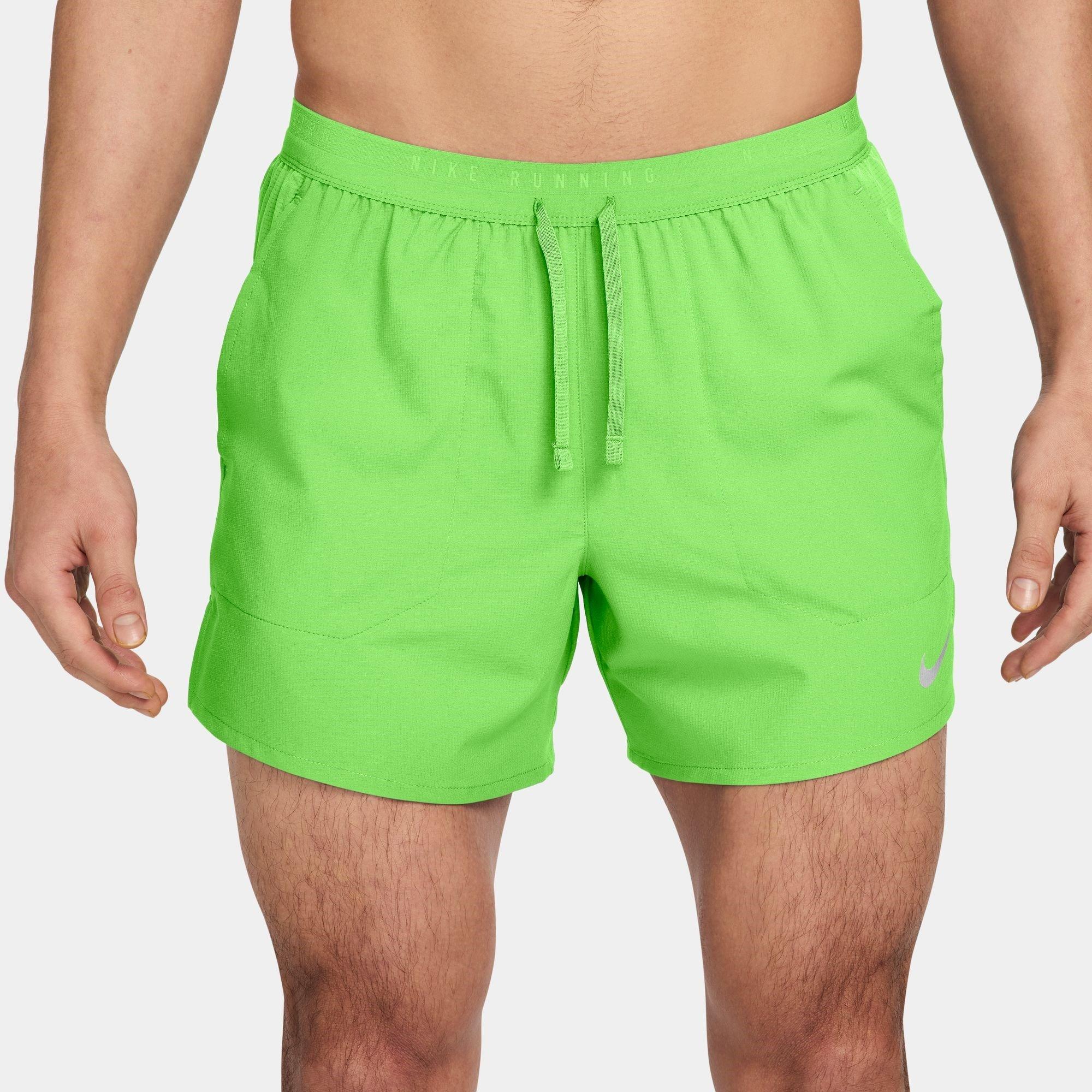 Nike Men's Stride 5In Performance Shorts - Lime Blast - XL