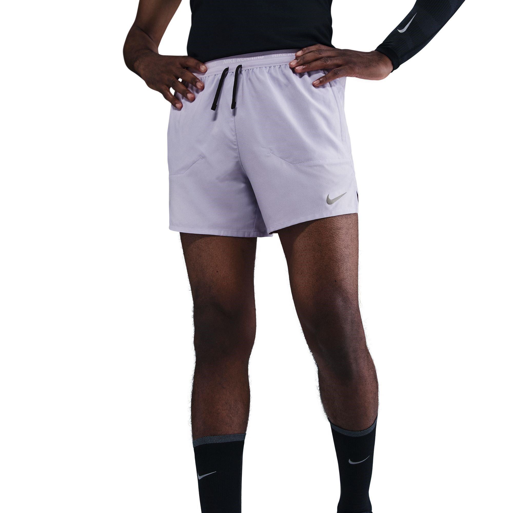 Nike Men's Stride 5In Performance Shorts - Hydrangeas/Blk - S