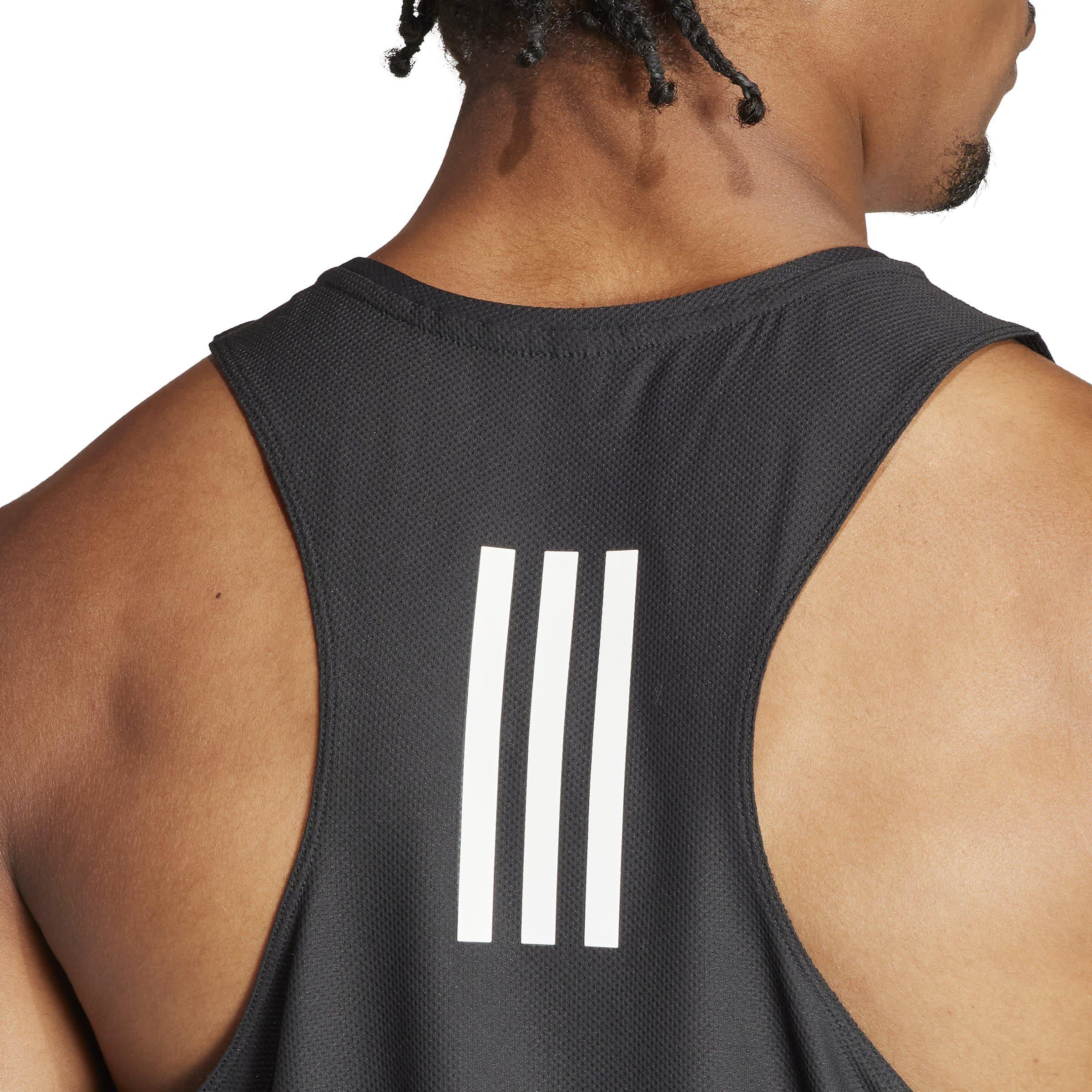 Black - adidas - Own The Run Tank Mens - 6