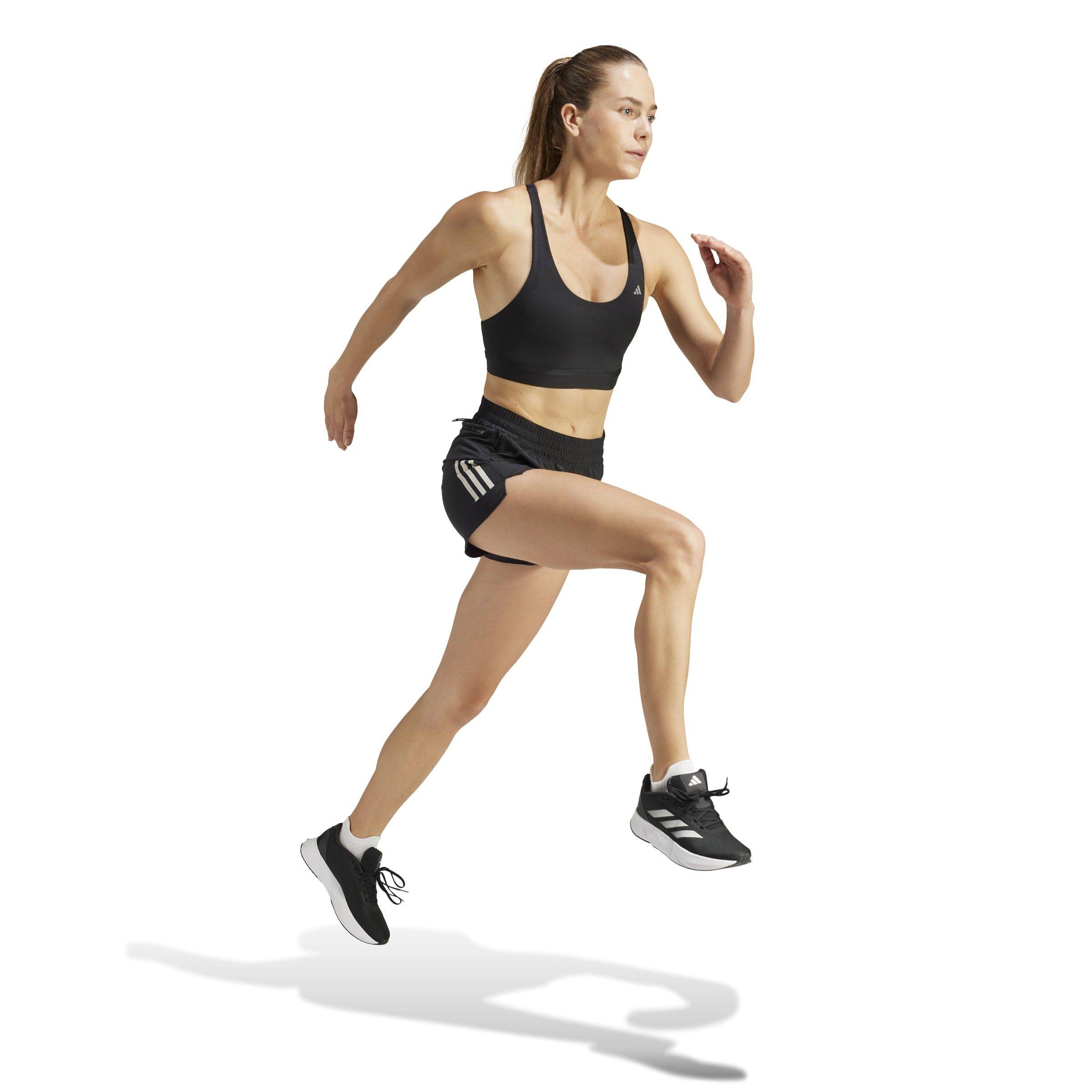 Negro - adidas - Own The Run Shorts Womens - 4