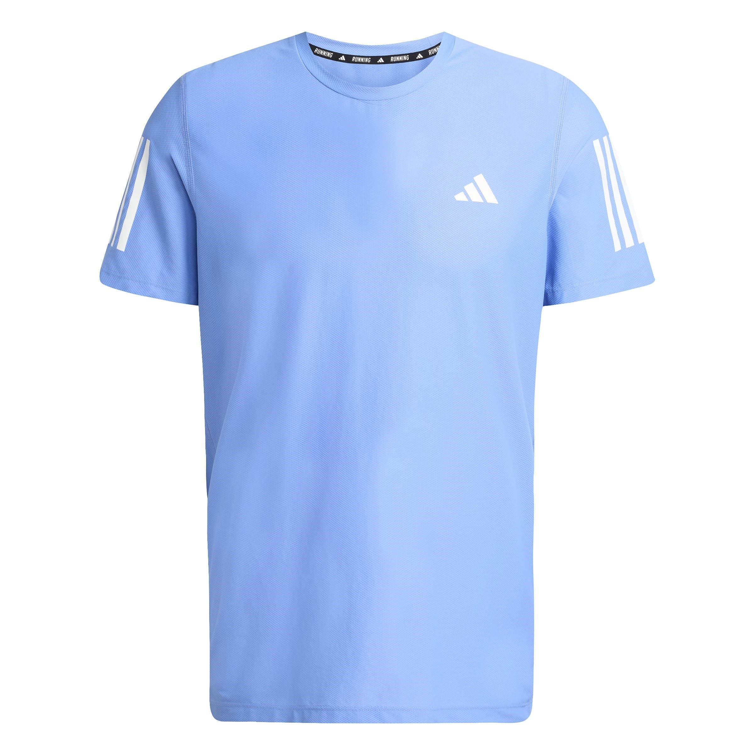 Adidas Men's Own The Run T-Shirt - Blue Fusion - S