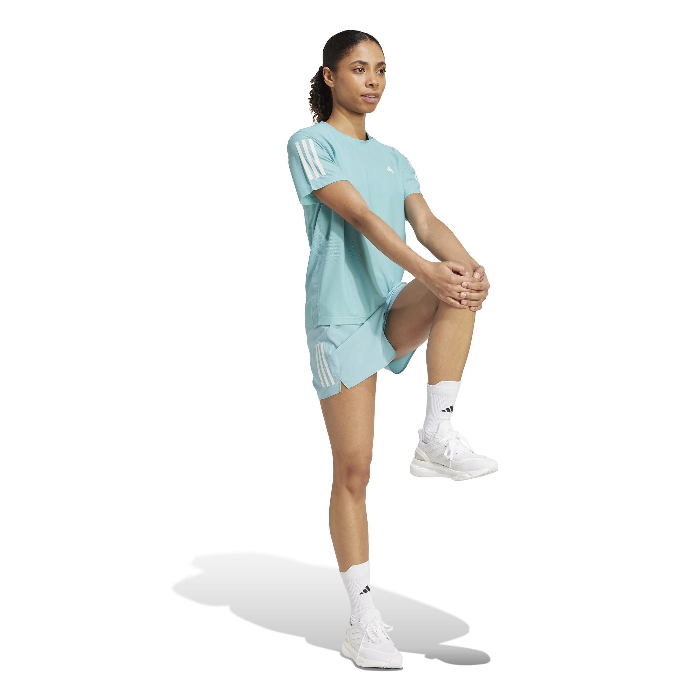 Mint Ton - adidas - Own The Run T-shirt Womens - 4