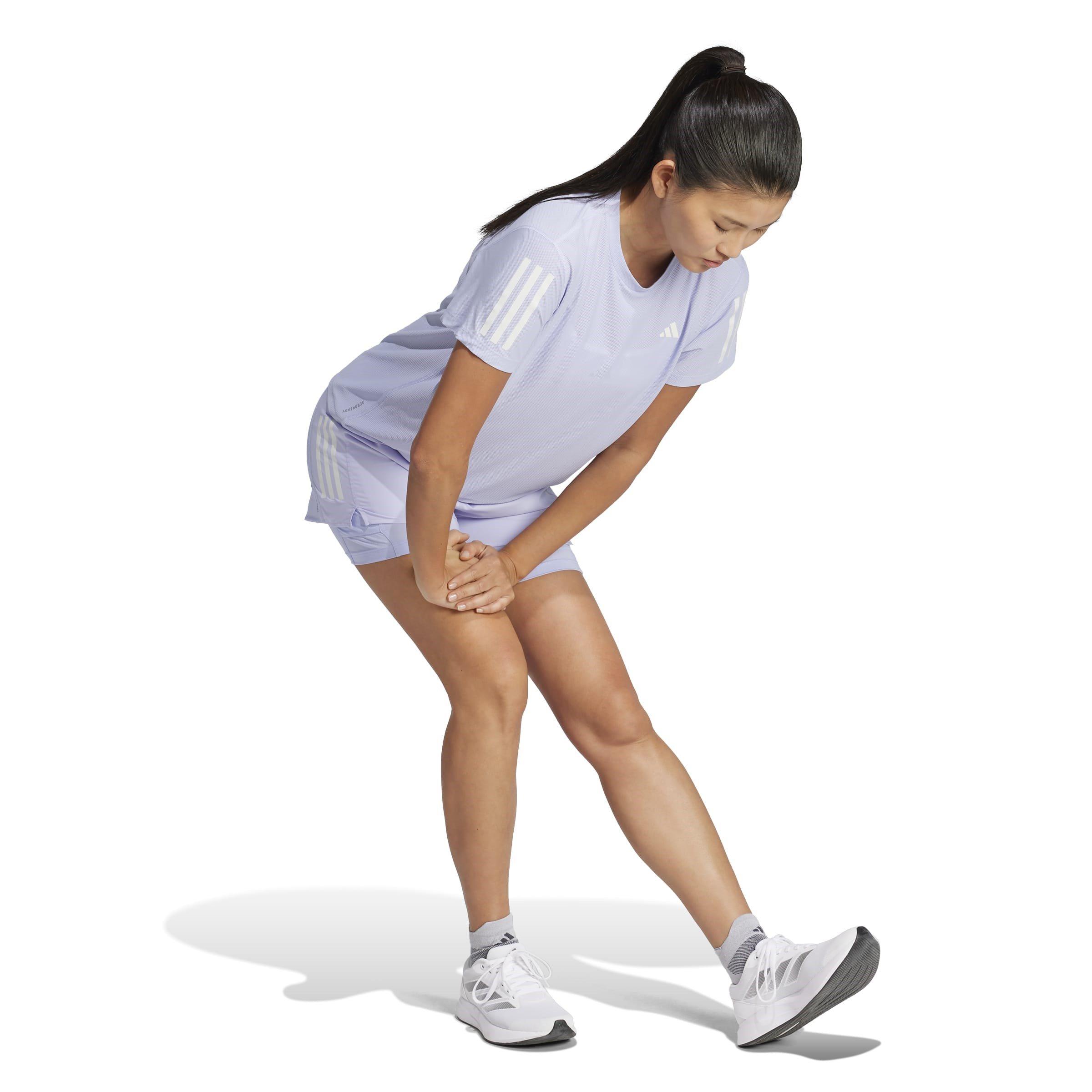 Tono Violeta - adidas - Own The Run T-shirt Womens - 4