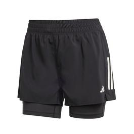 adidas Own the Run 2-in-1 Running Shorts Womens