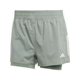 adidas Own the Run 2 in 1 Running Shorts Womens