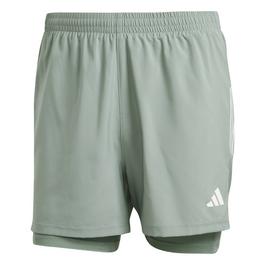 adidas Own the Run 2 in 1 Running Shorts Mens