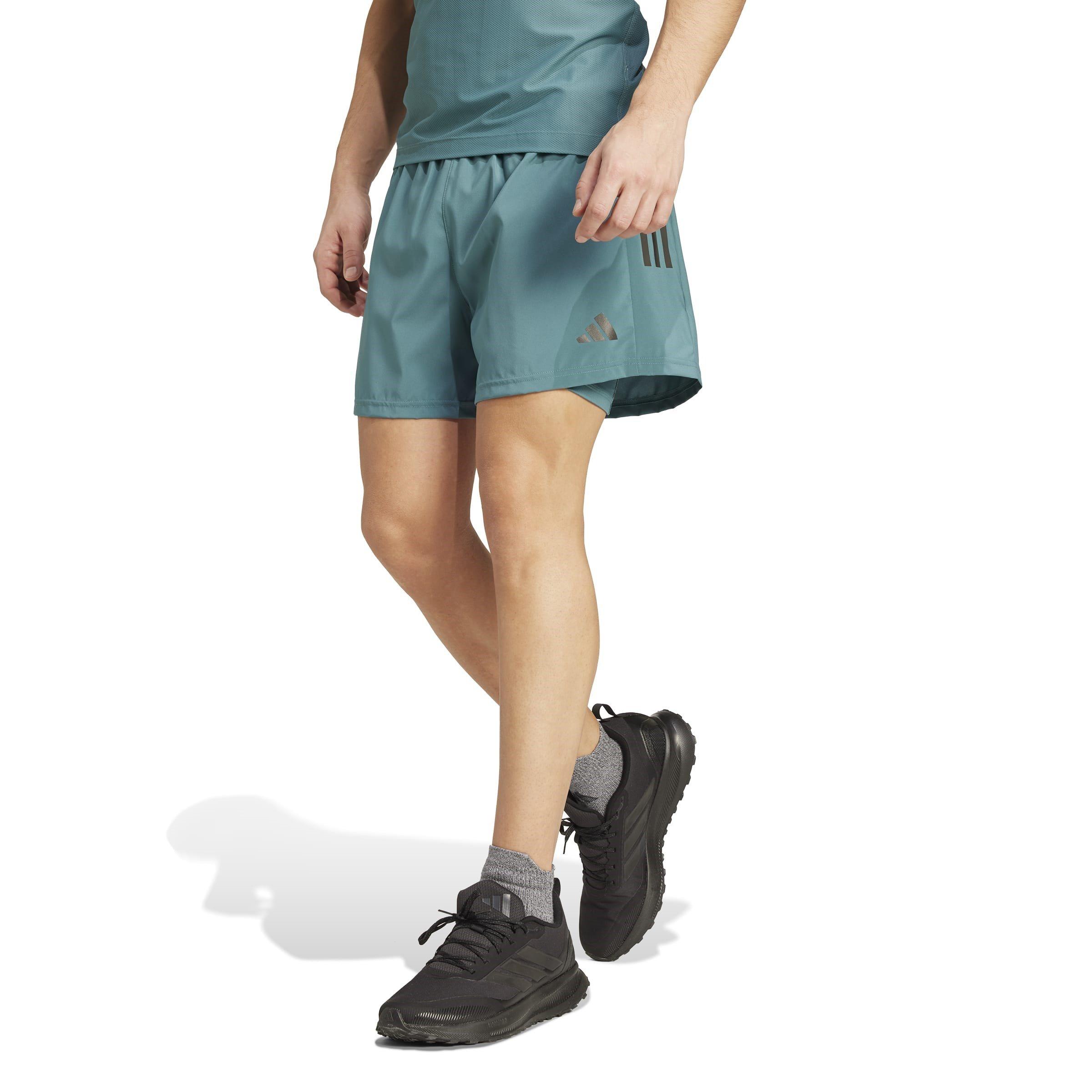 Preloved Teal - adidas - Own the Run 2-in-1 Running Shorts Mens - 2