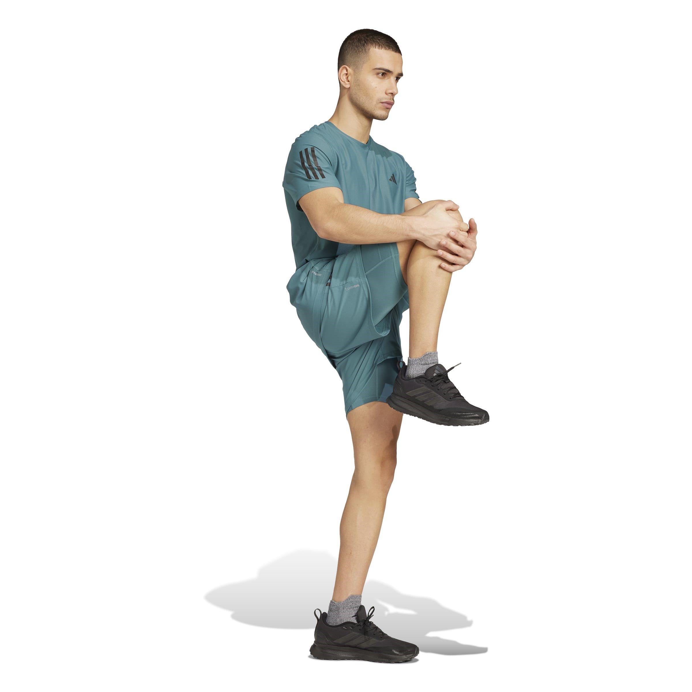 Preloved Teal - adidas - Own the Run 2-in-1 Running Shorts Mens - 4
