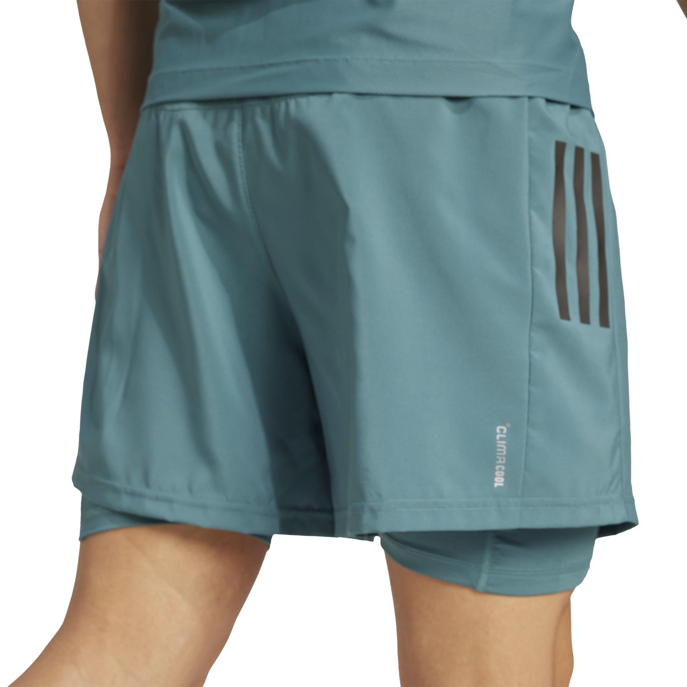 Preloved Teal - adidas - Own the Run 2-in-1 Running Shorts Mens - 5
