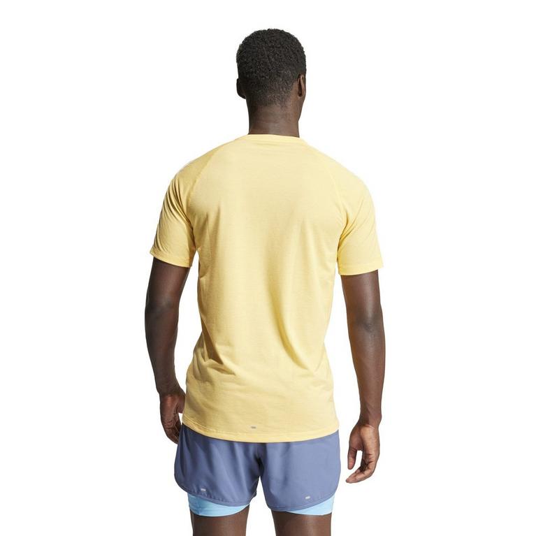 Orange/Blanc - adidas - printed logo long-sleeve T-shirt - 3