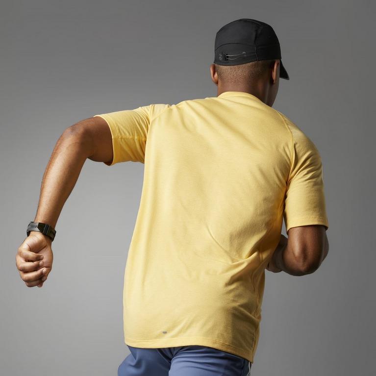 Orange/Blanc - adidas - printed logo long-sleeve T-shirt - 8