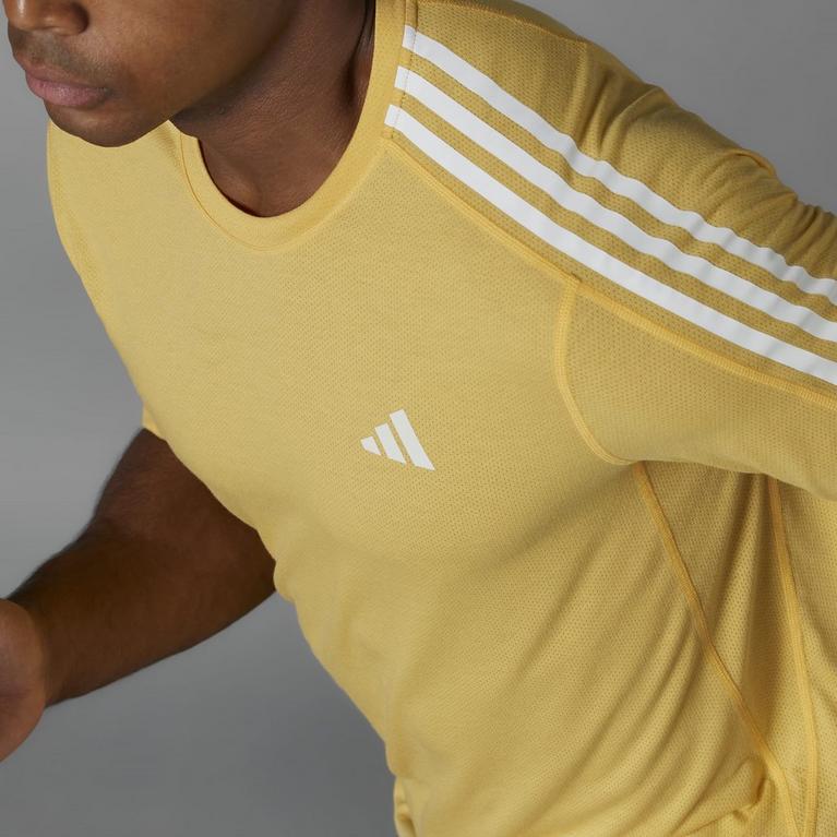 Orange/Blanc - adidas - printed logo long-sleeve T-shirt - 10