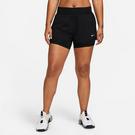 Noir - Nike - One Women's Dri-FIT Mid-Rise 3 2-in-1 Shorts - 3