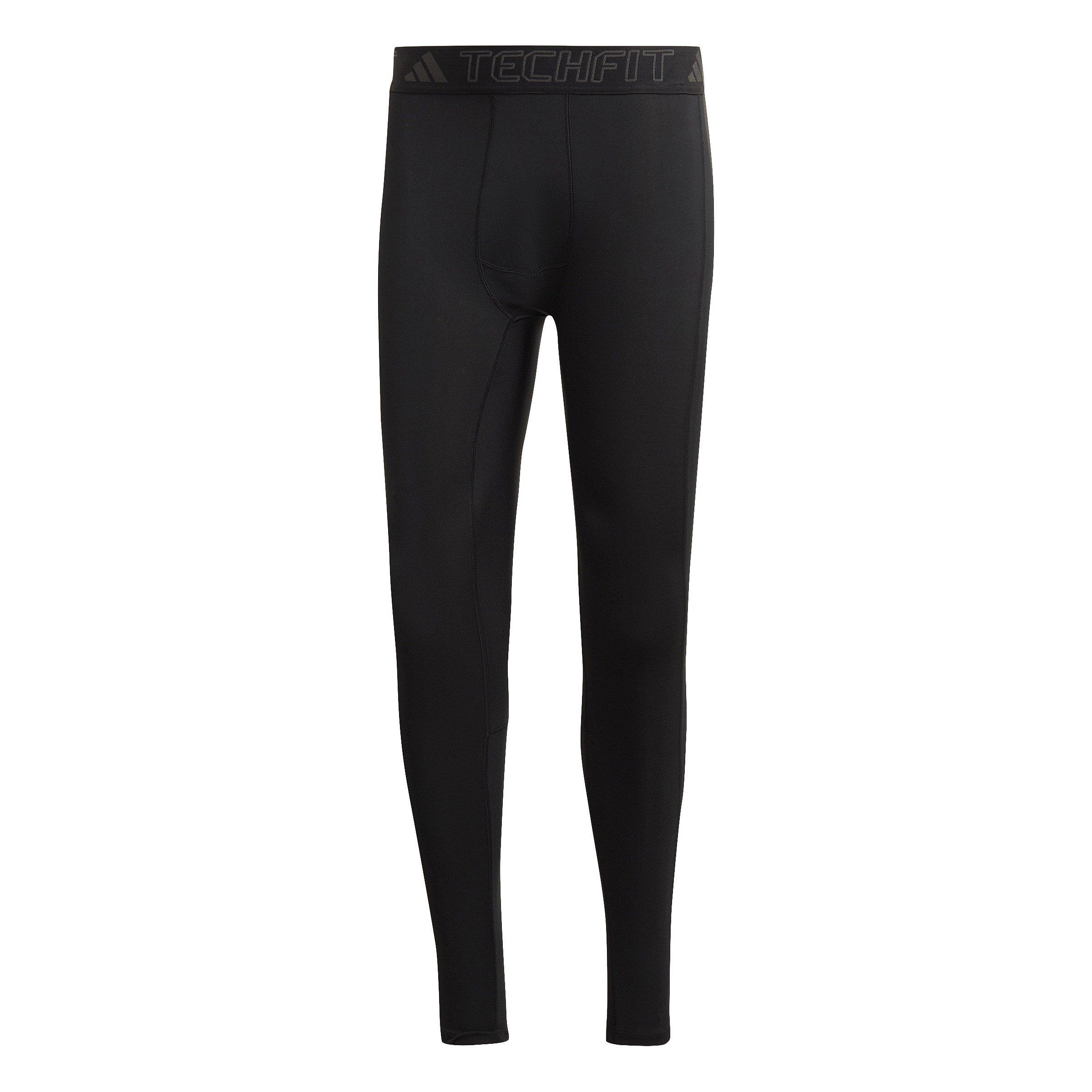 BLACK - adidas - Techfit Training Long Tights Mens - 1