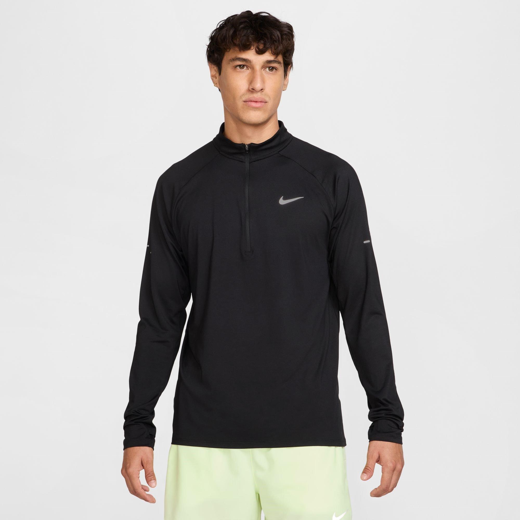 Black - Nike - Stride Half Zip Top Mens - 1
