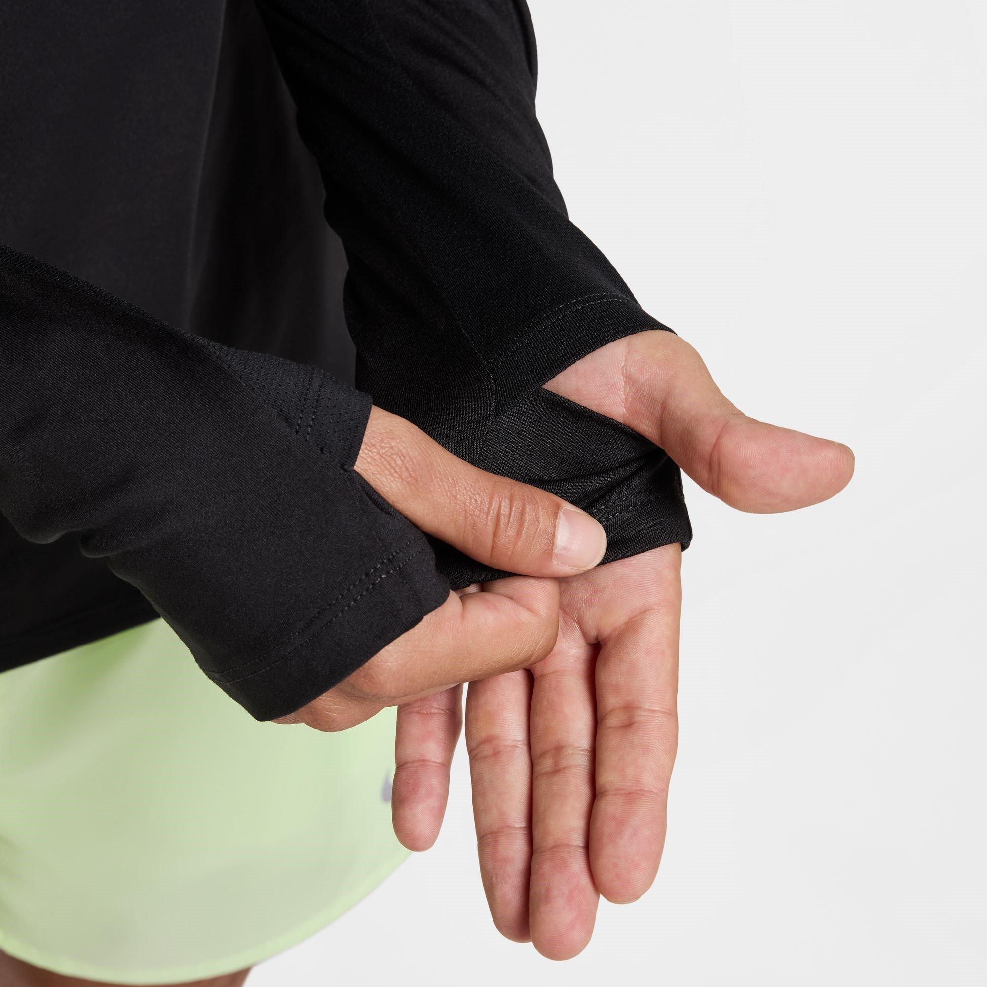 Negro - Nike - Stride Half Zip Top Mens - 6