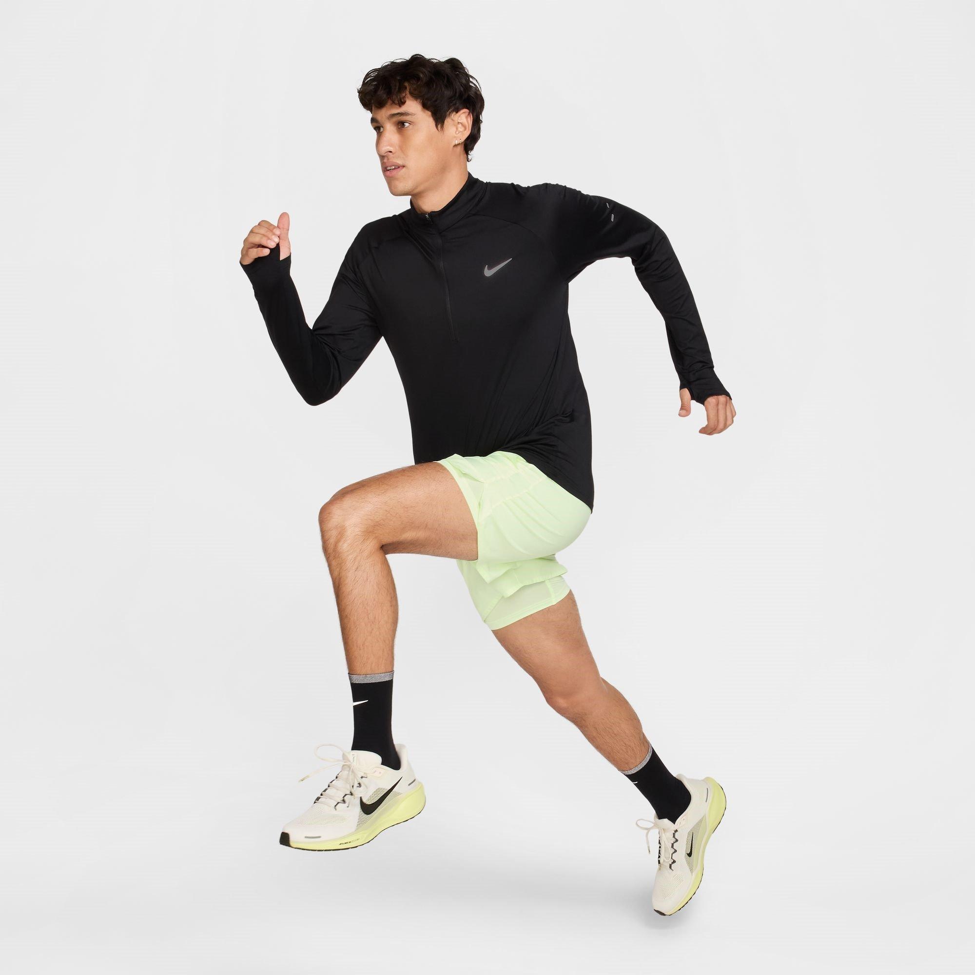 Negro - Nike - Stride Half Zip Top Mens - 8