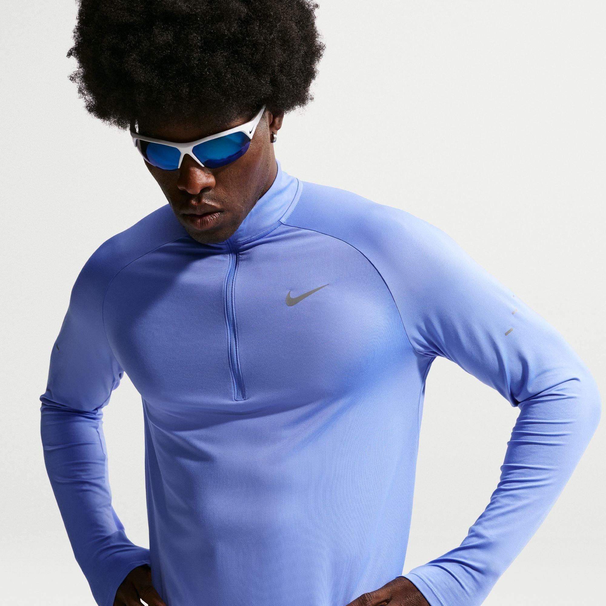 Nike Men's Stride Half Zip Top - Royal Pulse - M