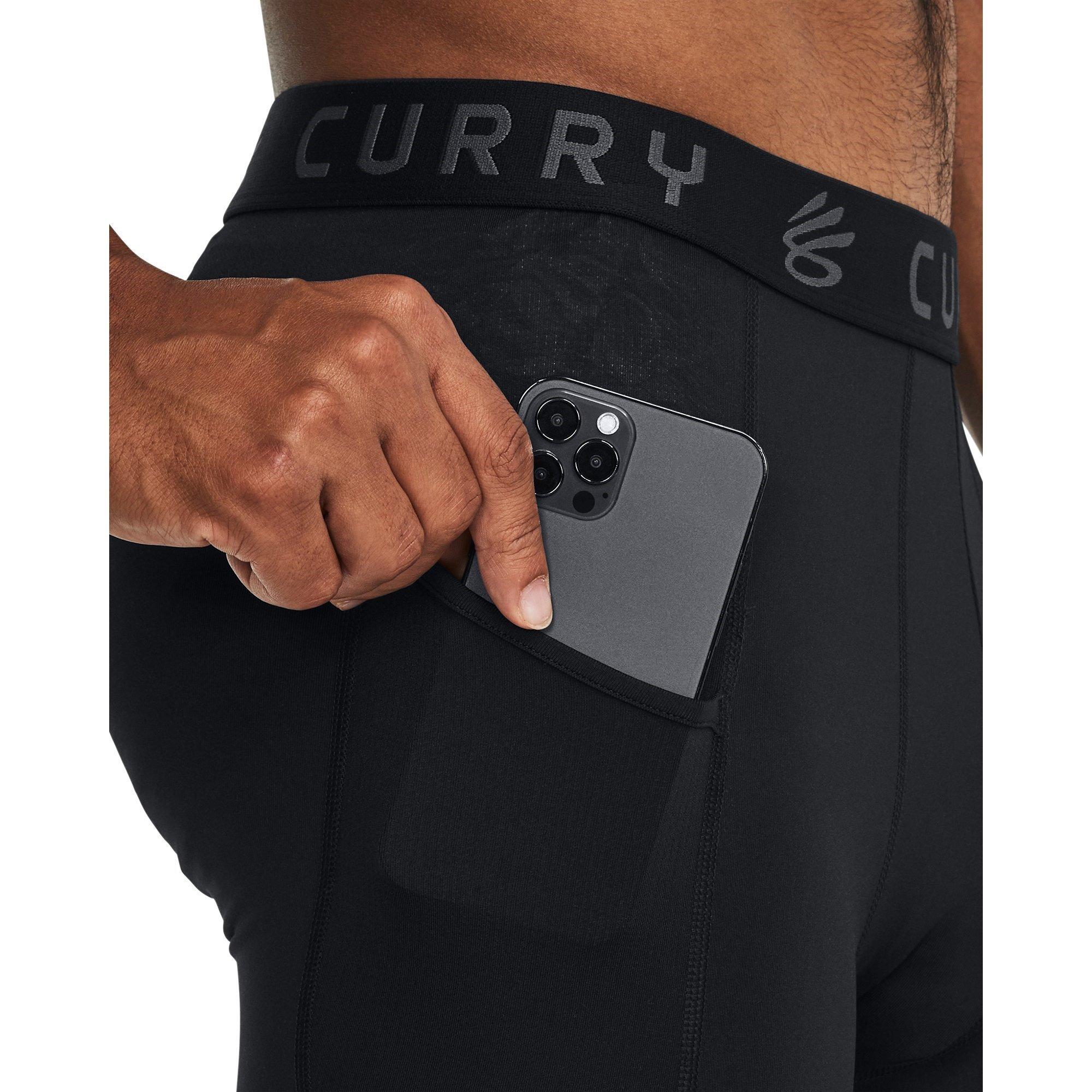 Zwart - Under Armour - Curry Performance Gym Legging - 4
