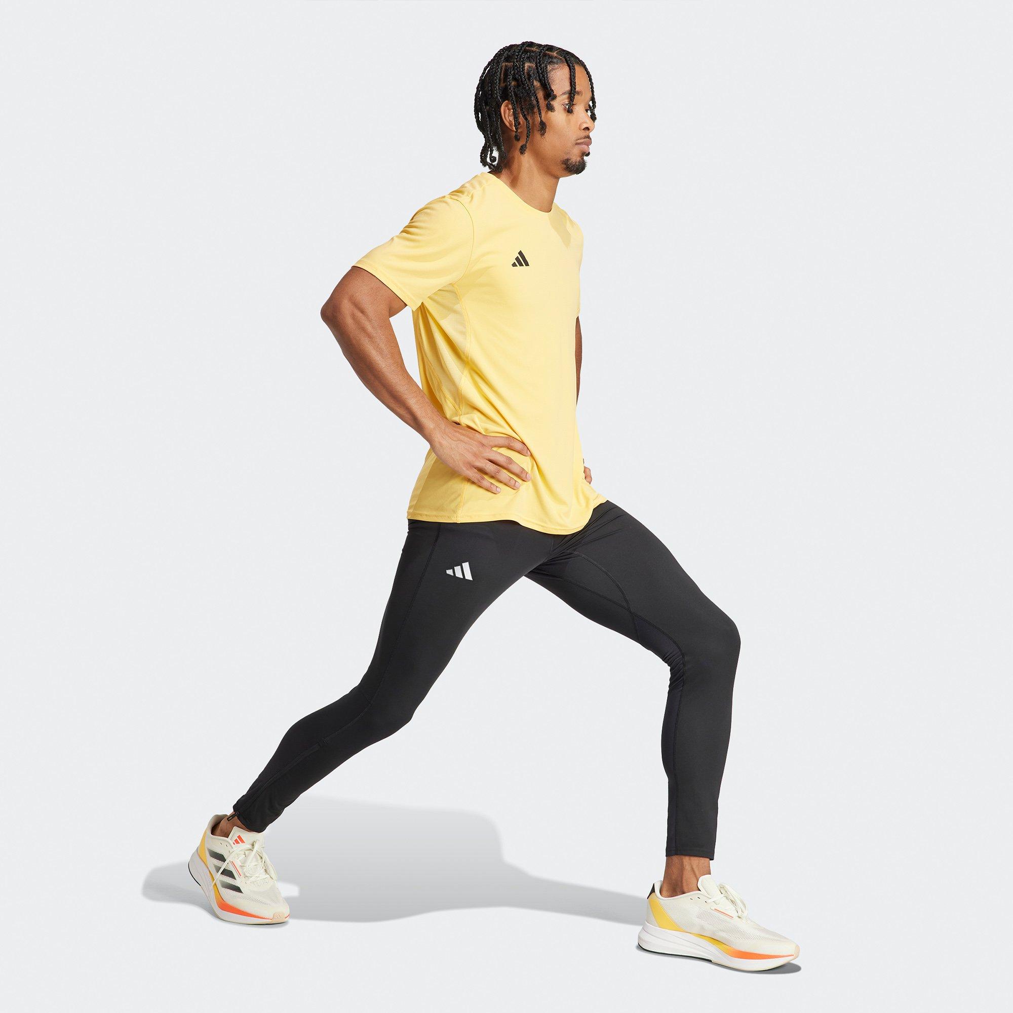 Black - adidas - Adizero Essentials Mens Running Long Leggings - 4