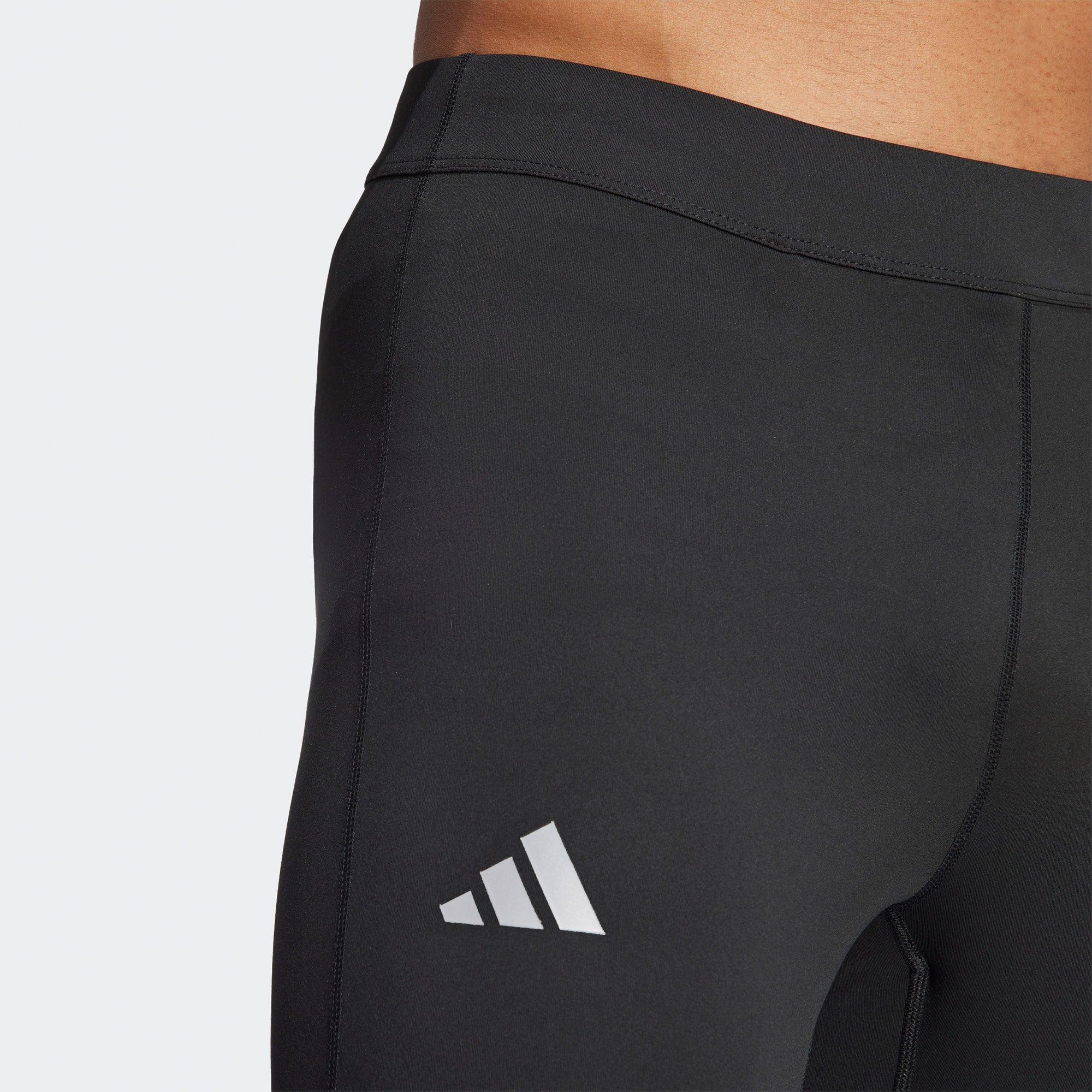 Black - adidas - Adizero Essentials Mens Running Long Leggings - 5
