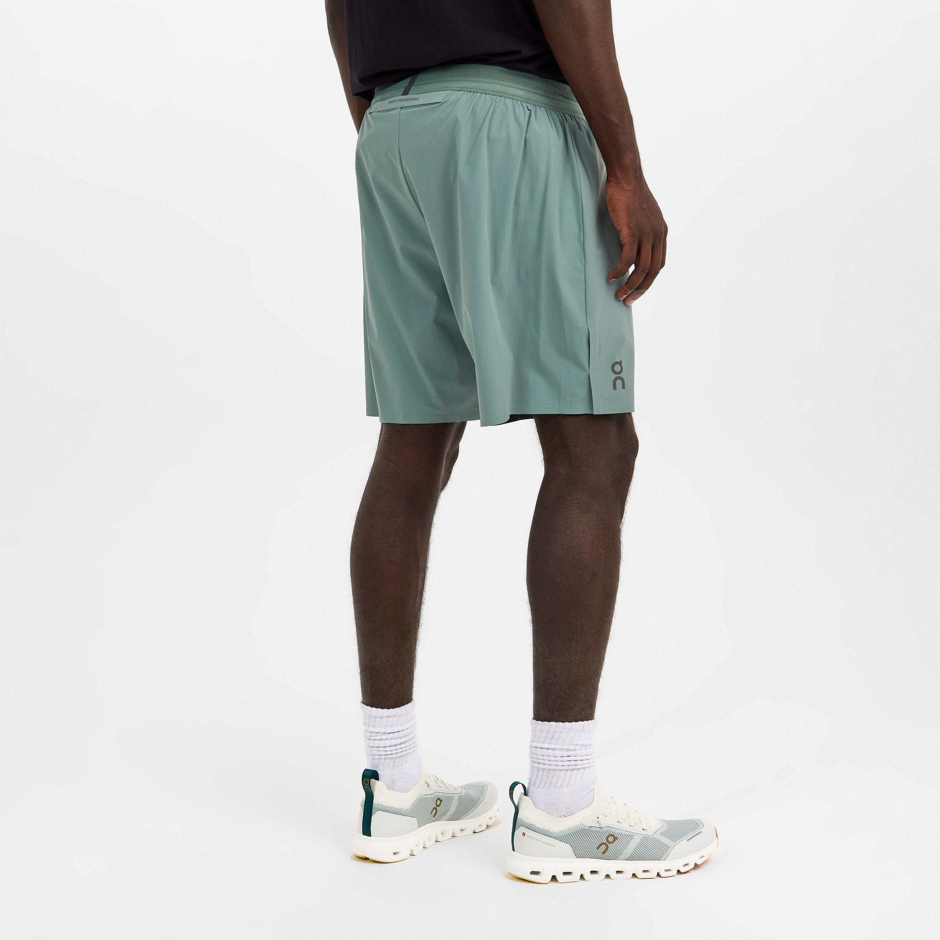 Olive - On - Performance 7 Inch Shorts Mens - 4